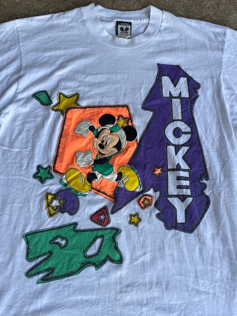 Vintage Mickey Mouse Shirt (Category: Tshirts & Polo Shirts ) located in Cavite. Submitted by delrosario48754 (Listing ID 1420973936, Image 3). Description: Vintage Mickey Mouse Shirt (single stitch all the way) Size: L (W: 20 x L: 28.5) Good Condition Need wash only.