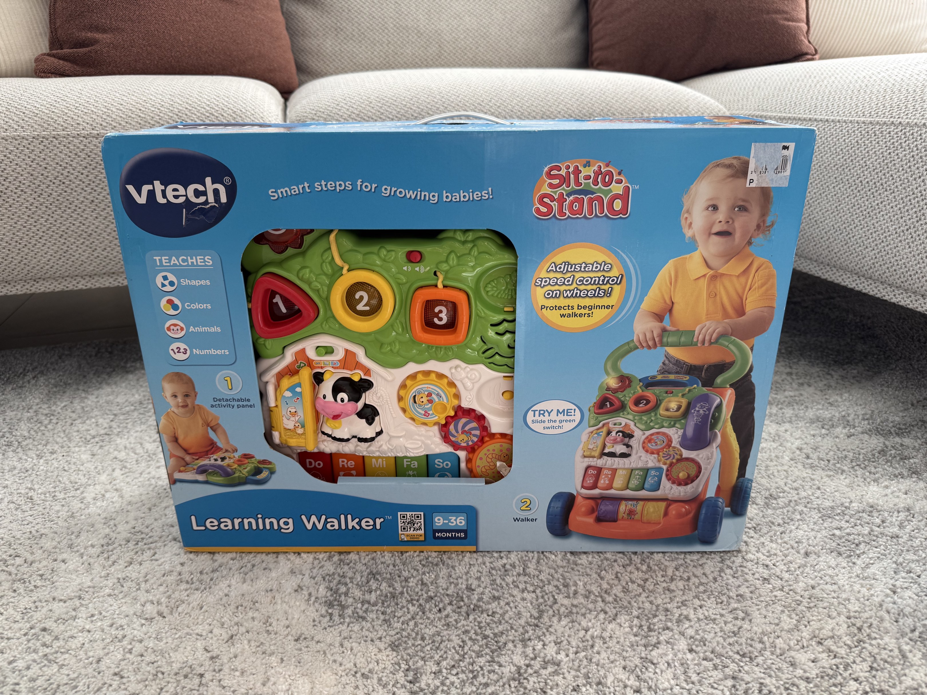Vtech Walk VTech Sit-to-Stand Learning Walker w free wrapping, Babies & Kids ...