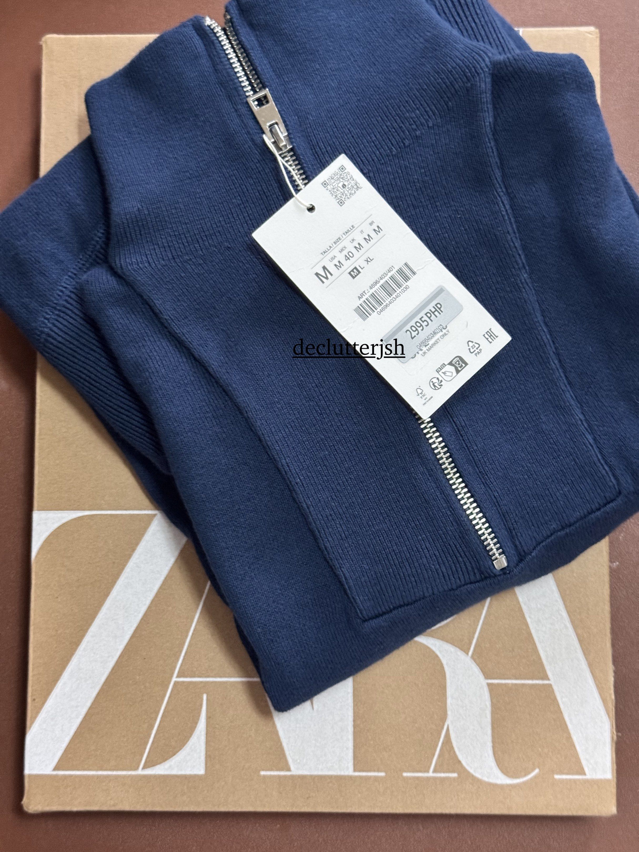 ZARA MAN Quarter Zip (Category: Coats, Jackets and Outerwear) located in Santa Rosa. Submitted by declutterjsh (Listing ID 1420395470, Image 2). Description: BRAND NEW WITH TAG Send me a message for more info *NO RESERVATION, FIRST TO PAY GETS THE ITEM*.