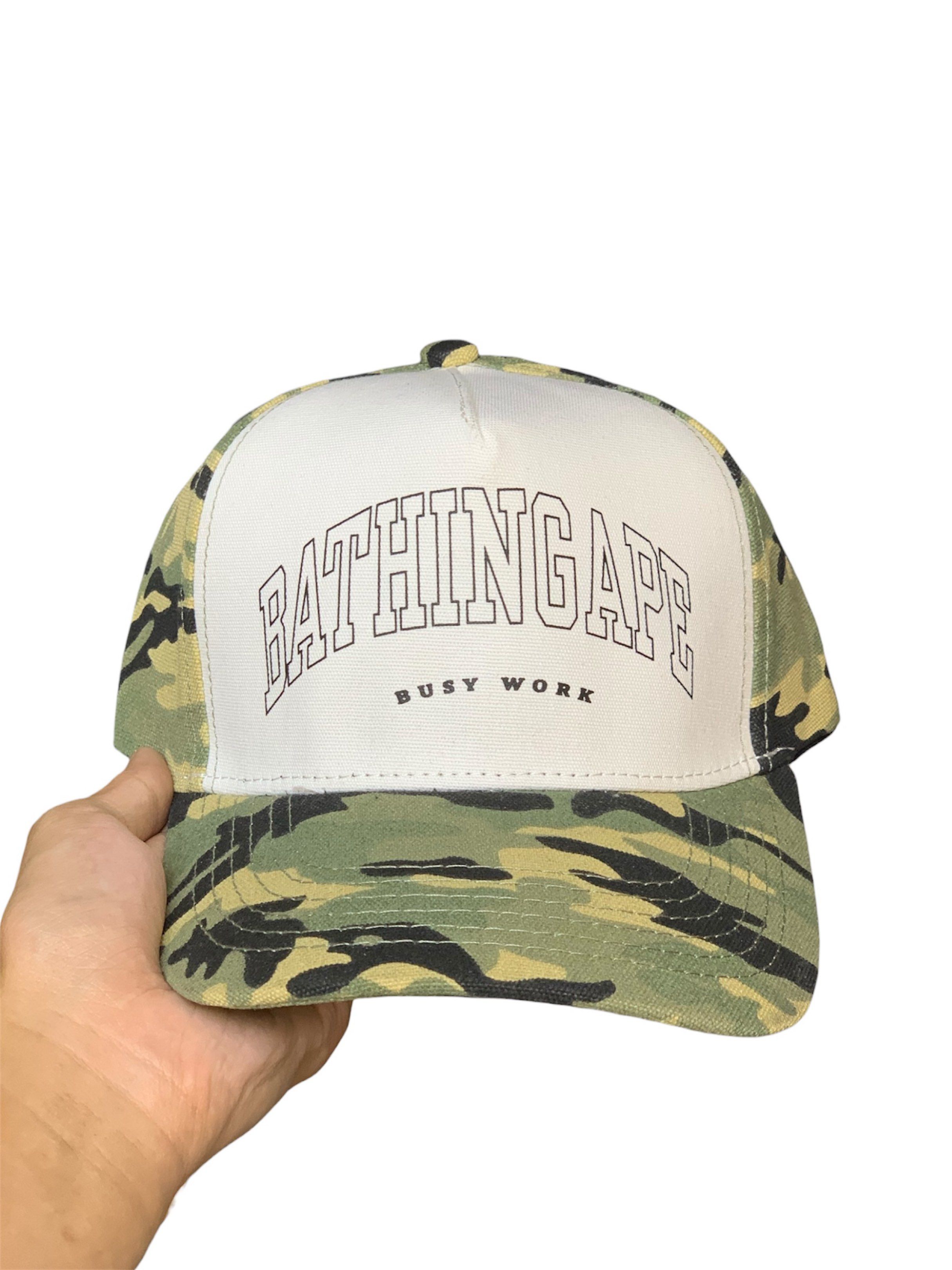 A BATHING APE (BAPE) CAP (Category: Strollers) located in Manila. Submitted by scarlett_hope (Listing ID 1421243134, Image 1). Description: 1 SIZE FITS ALL CONDITION: BNEW MOP: GCASH COURIER: J&T OR LALAMOVE.