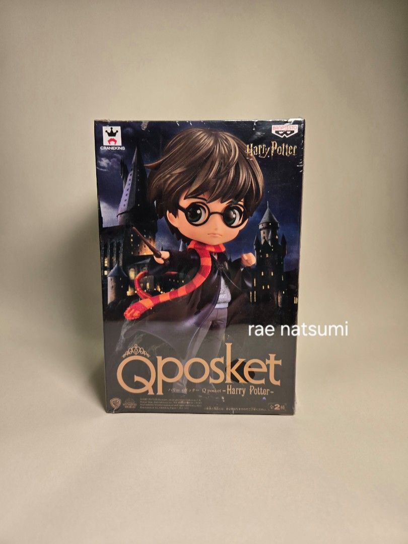 Banpresto Q posket Harry Potter (Category: Designer & Blind Box Toys) located in Manila. Submitted by raenatsumi (Listing ID 1421268401, Image 3). Description: 📝 Brand new, box sealed (covered in plastic). 🔖Originally USD 20 or PHP 1160 on Ebay, selling for only 650..