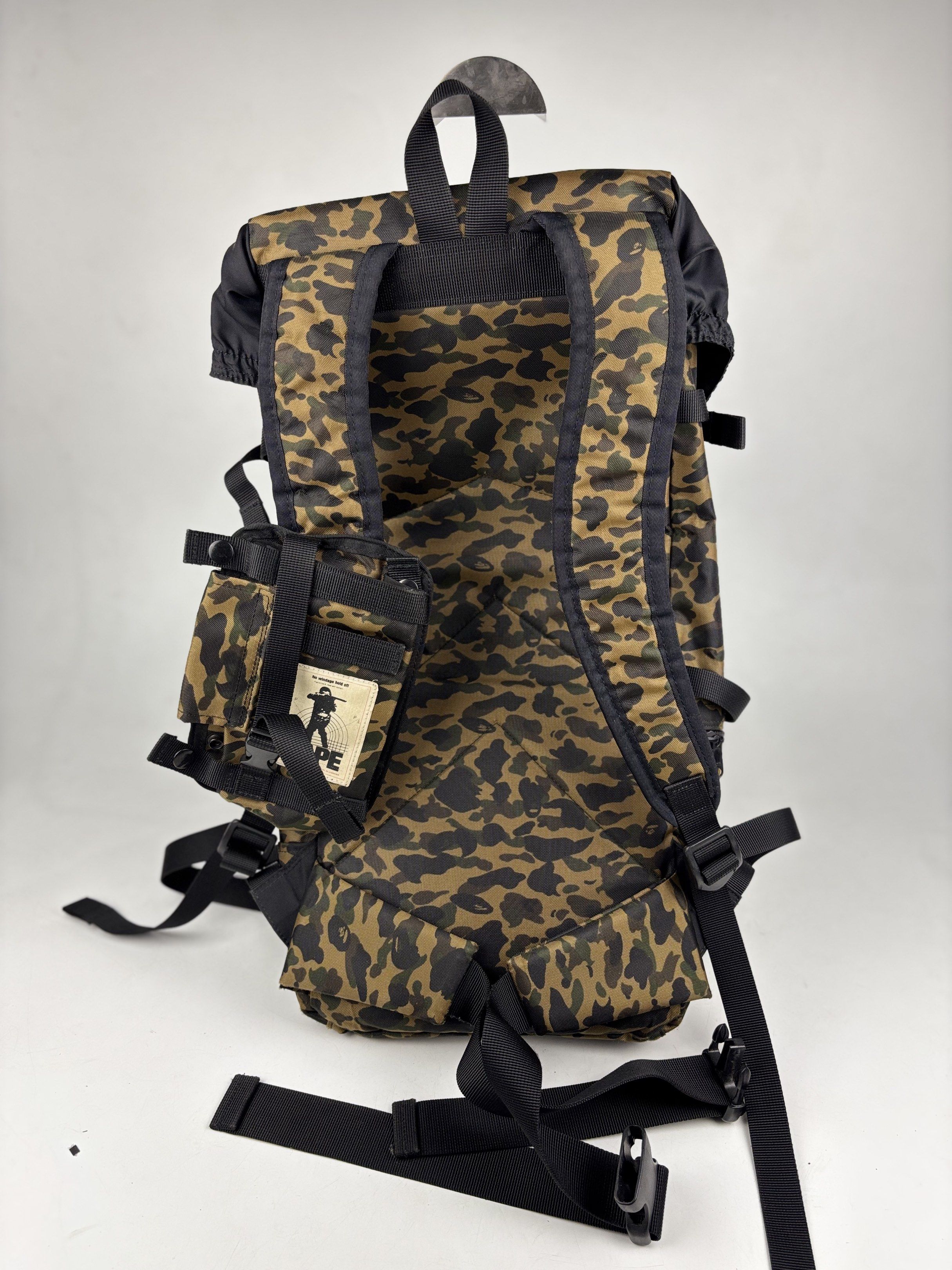 Bape x Porter Leopard Backpack (Category: Backpacks) located in Makati City. Submitted by ragrepository (Listing ID 1421120001, Image 2). Description: BAPE x Porter Backpack Height-23” Width-15” Depth-4” Condition-9/10 Flaw- Minimal signs of wear .