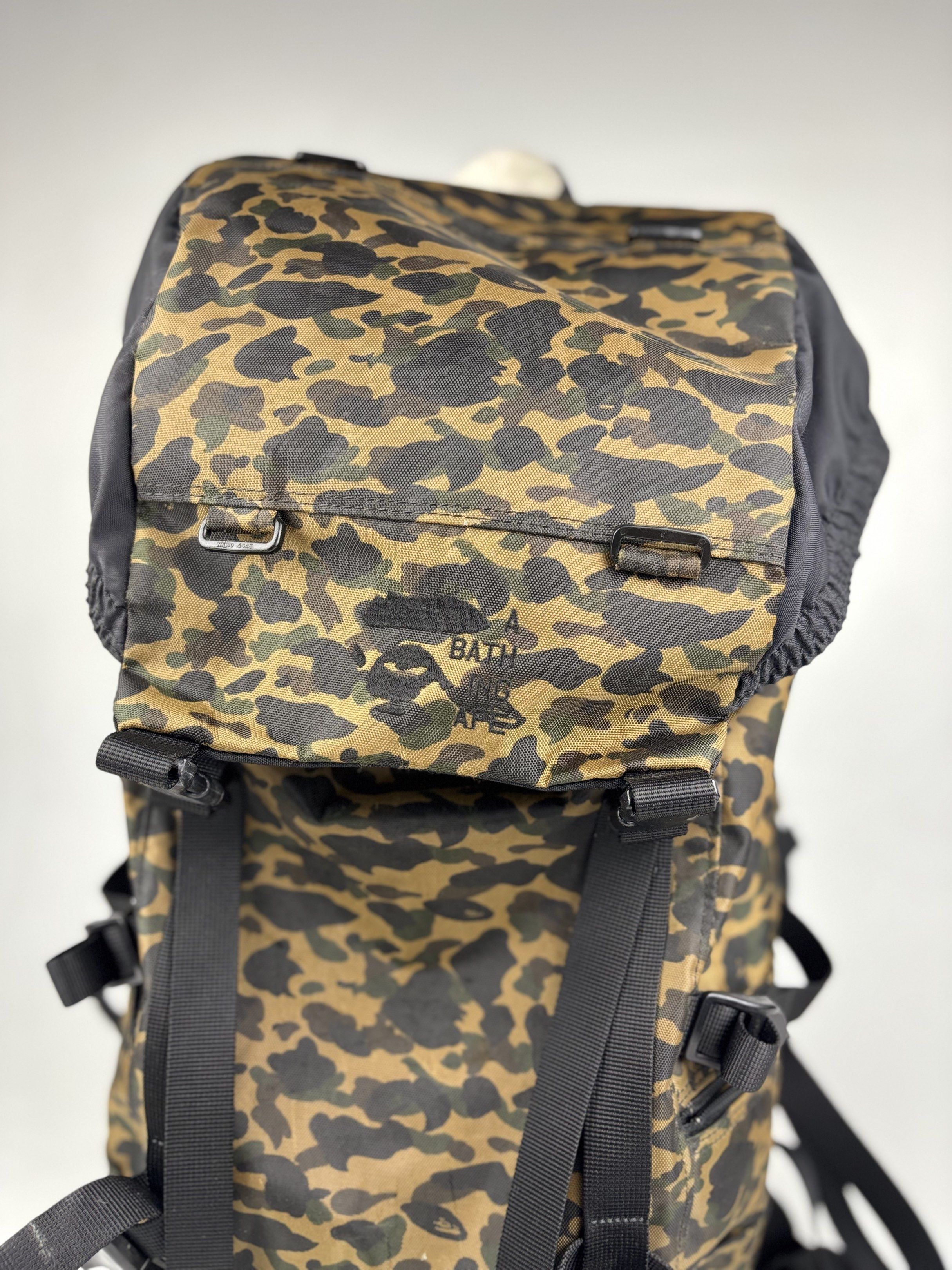 Bape x Porter Leopard Backpack (Category: Backpacks) located in Makati City. Submitted by ragrepository (Listing ID 1421120001, Image 3). Description: BAPE x Porter Backpack Height-23” Width-15” Depth-4” Condition-9/10 Flaw- Minimal signs of wear .