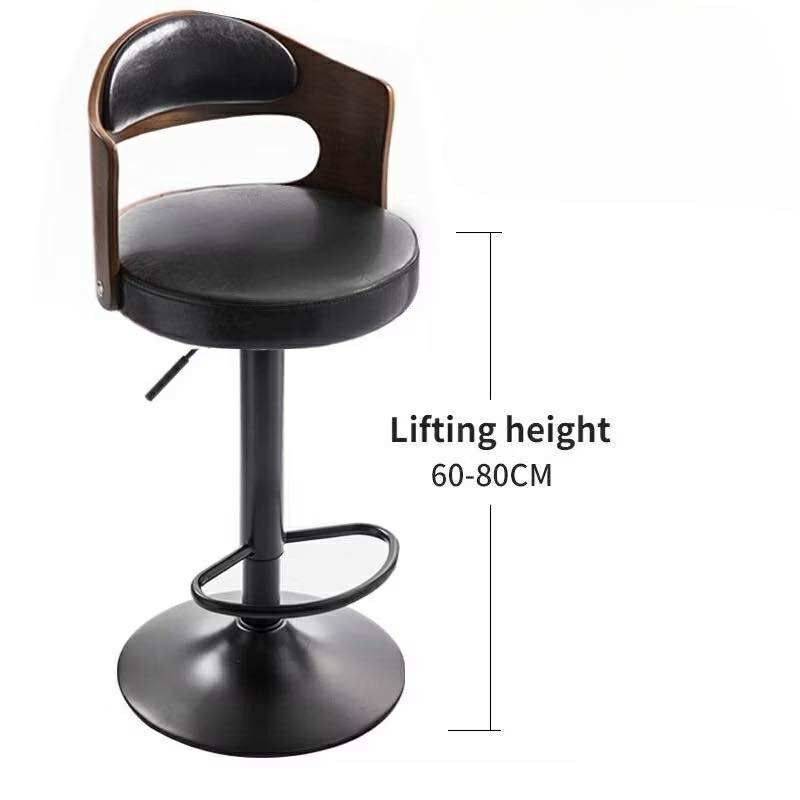 Bentwood Eames Style Leather Bar Chair (Category: Chairs) located in Makati City. Submitted by gineth24 (Listing ID 1421162939, Image 2). Description: Bentwood Eames Style Leather Bar Chair +Sf, may vary per location Pm for inquiries.
