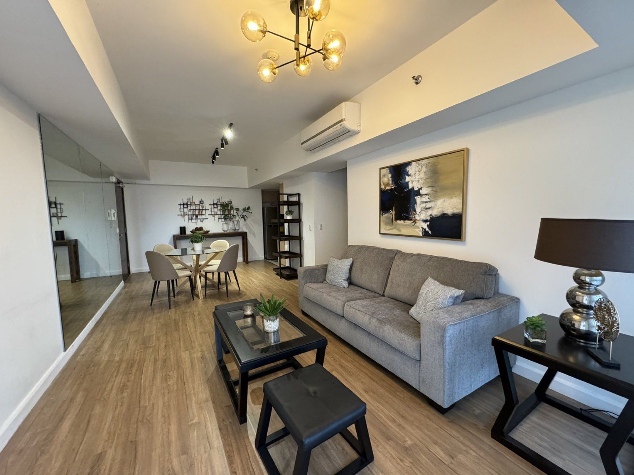 BGC Condo for rent, 3 bedroom (Category: Apartments & Condos) located in Quezon City. Submitted by eljivie (Listing ID 1421130534, Image 2). Description: Tenants only. Not open to brokers. 2 bedrooms, 2 toilets 1 Maid’s room with own toilet Fully furnished (2 queen beds, sofa, dining table & chairs) washing machine, stove/oven, ref, microwave, TV, bookshelf, shoe cabinet, safe) podium garden level 115 square meters Rent is inclusive of dues. Park