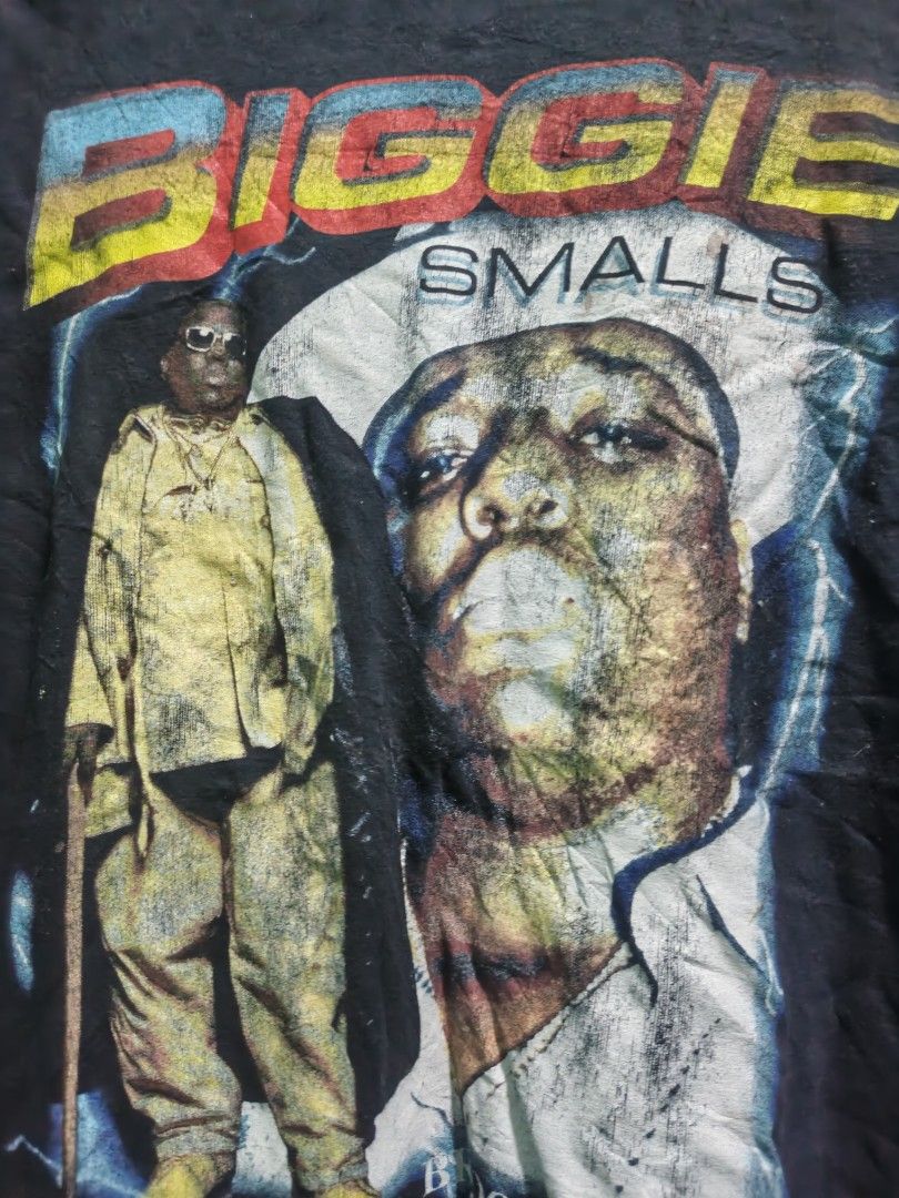 BIG Rap Tee (Category: Tshirts & Polo Shirts ) located in Mabalacat. Submitted by thriftThings (Listing ID 1421120389, Image 3). Description: BIG Rap Tee Size: Large Good Condition Crack Print.