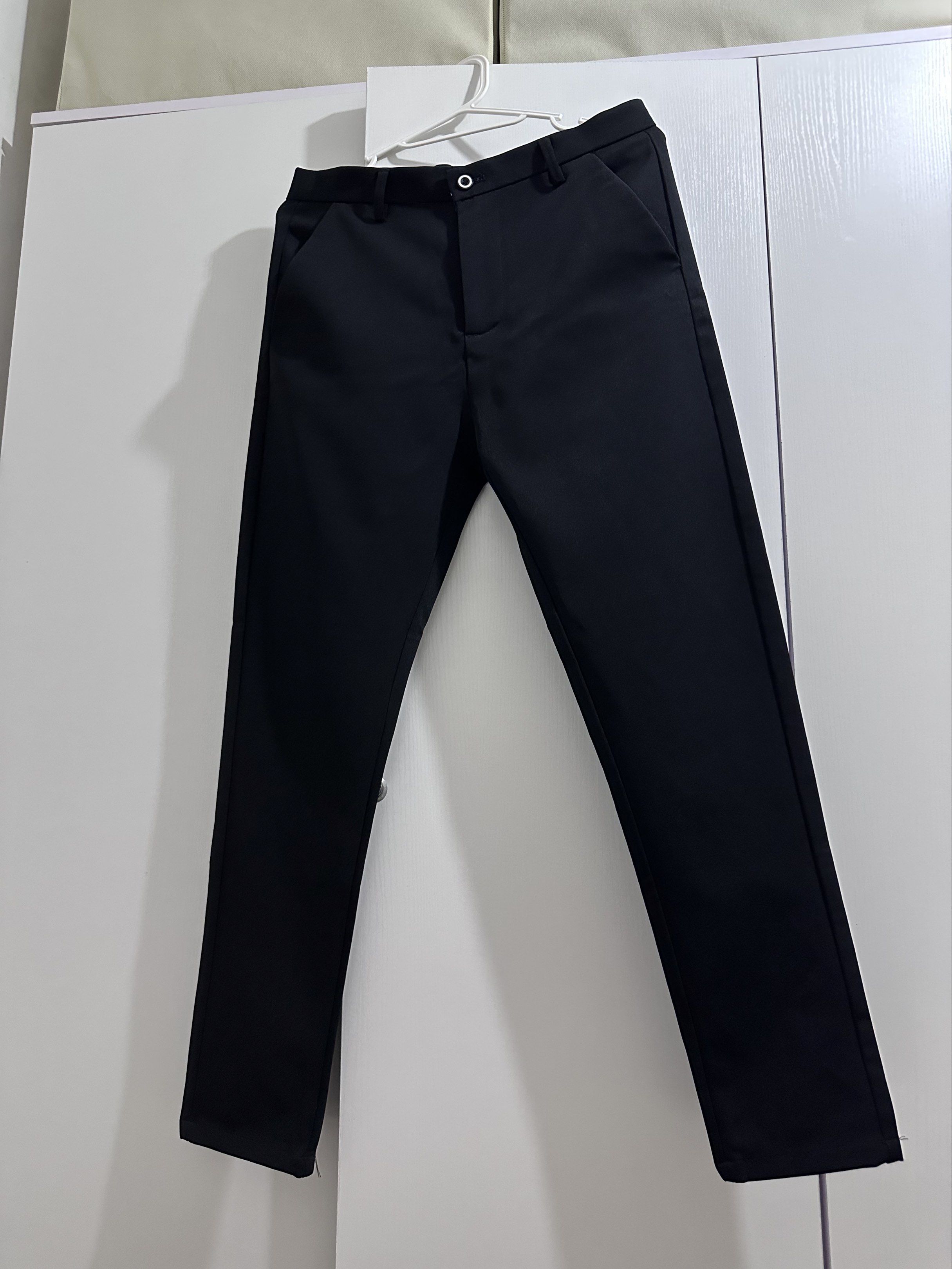 Black Dress High Waist Pants (Category: Other Bottoms) located in Taguig. Submitted by adanzaj (Listing ID 1420011275, Image 1). Description: - Black dress pants - Button closure - Two front pockets - Two back pockets with brand detail - Waist: Approximately 24 incredibly .