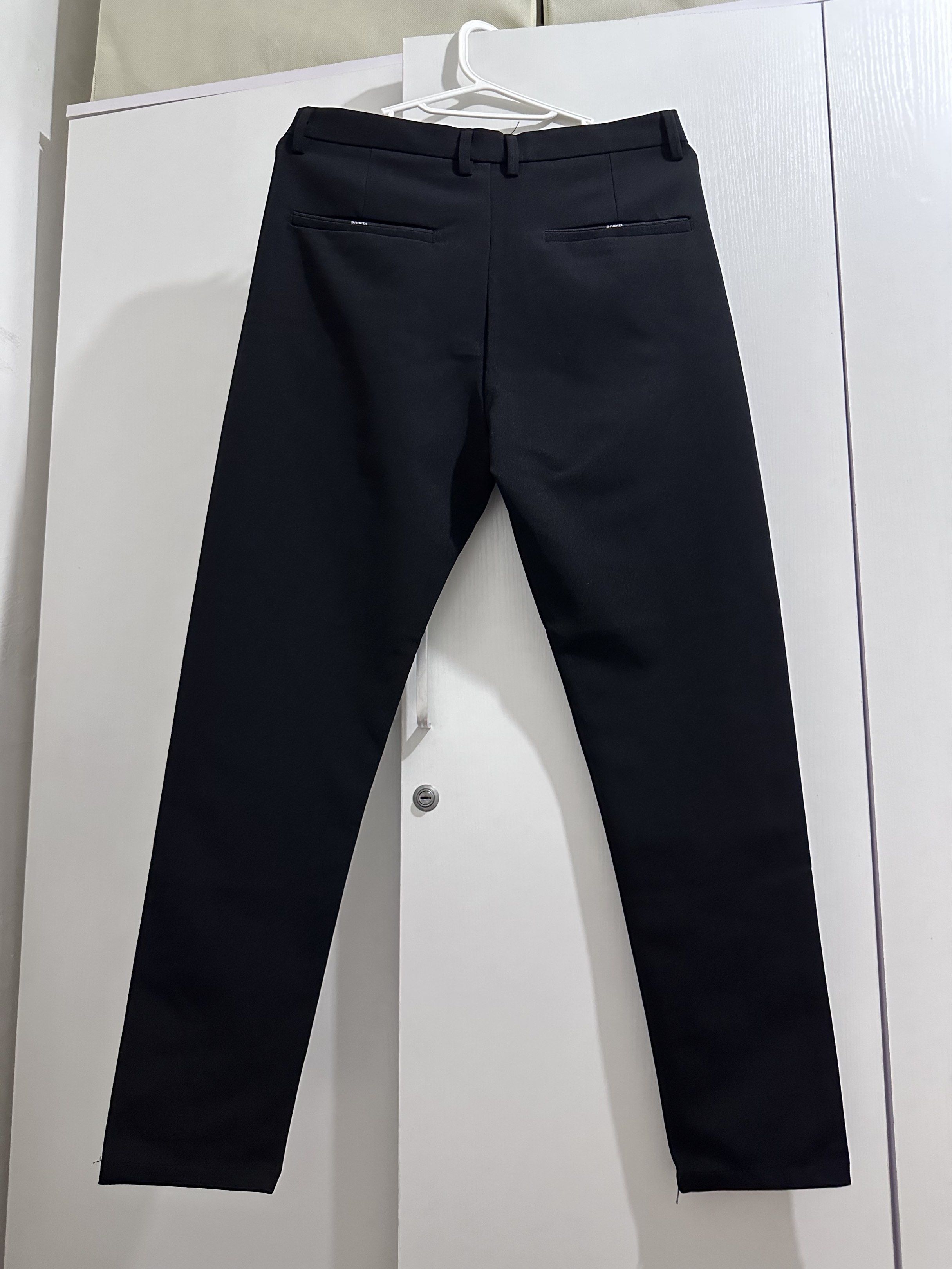 Black Dress High Waist Pants (Category: Other Bottoms) located in Taguig. Submitted by adanzaj (Listing ID 1420011275, Image 2). Description: - Black dress pants - Button closure - Two front pockets - Two back pockets with brand detail - Waist: Approximately 24 incredibly .