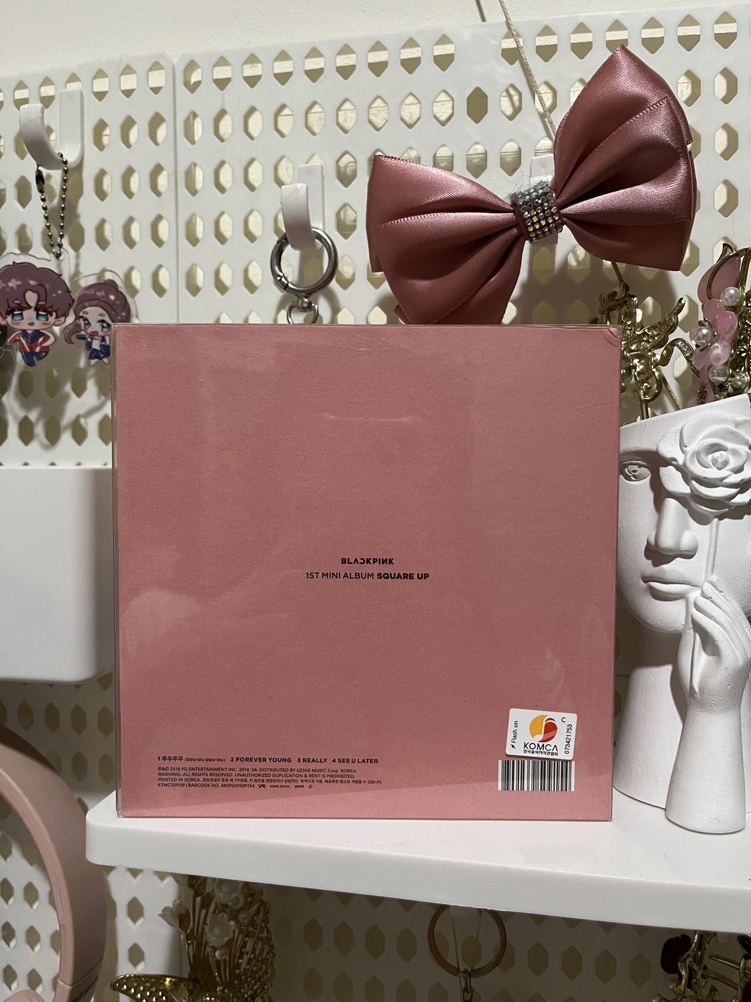 blackpink square up 1st mini album (Category: CDs & DVDs) located in Cabuyao City. Submitted by _calgdm (Listing ID 1421212744, Image 2). Description: • cd box • photobook • lyrics book • postcard • photocard.