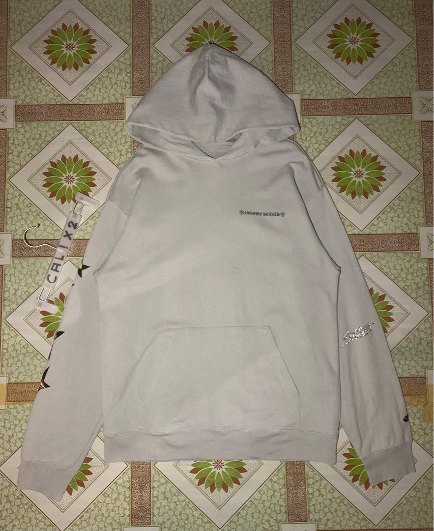 CH HOODIE (Category: Coats, Jackets and Outerwear) located in Kapalong. Submitted by ac_thrift (Listing ID 1421137029, Image 2). Description: CHROME HEARTS MATTY BOY SUGGEST PULLOVER HOODIE Size: XL Dimes: W23 x L30.7 Color rate: 10/10 Condition: Excellent MoP: Gcash Location: Mindanao, Davao del Norte, Kapalong, 8113.
