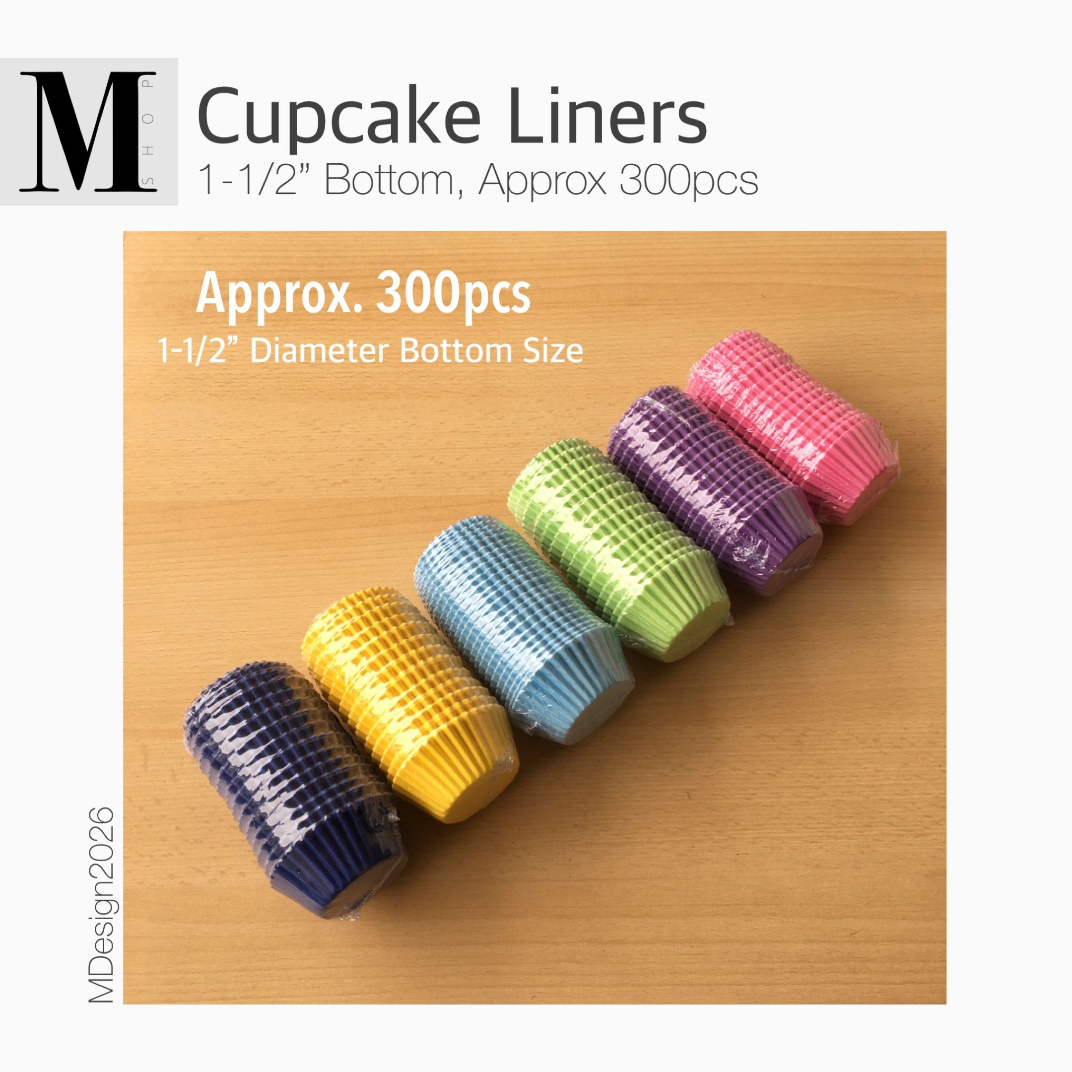 Cupcake Liners 1-1/2" Bottom (Approx. 300pcs) (Category: Bakeware) located in Manila. Submitted by mshopmla (Listing ID 1421125506, Image 1). Description: Mini Baking Cups, 500s Pack 1-1/2” Diameter Bottom Size Product Code: CL-300 Price: Php 145.00 per Pack #bakingcups #Mshop #theMFMshop #cupcakeliners.