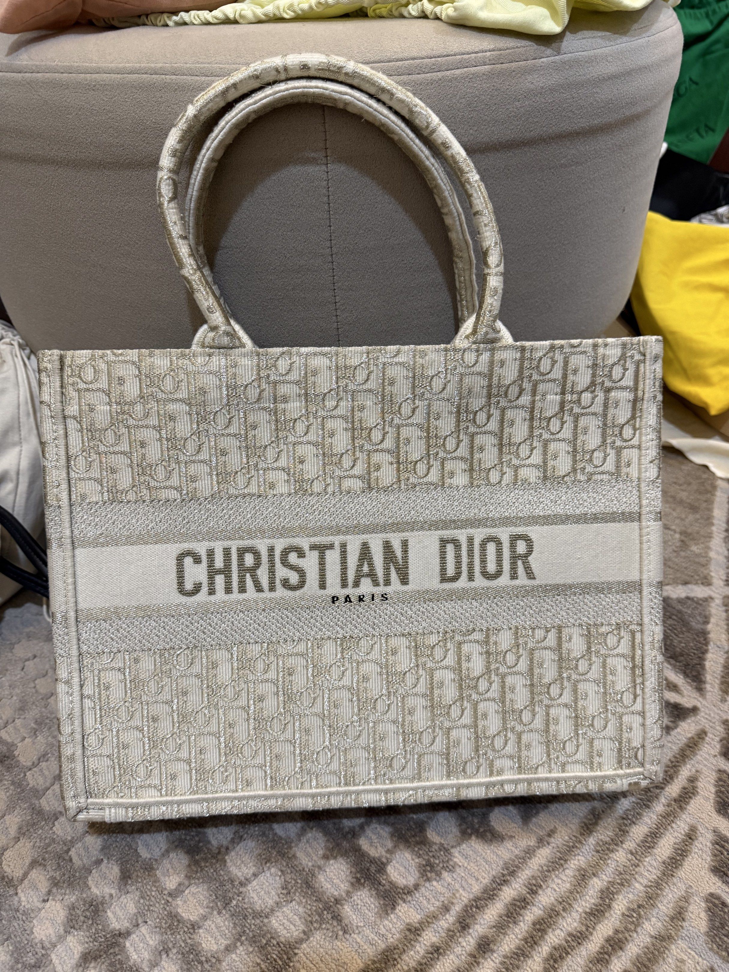 Dior Book Tote (Category: Tote Bags) located in Cebu City. Submitted by refabph (Listing ID 1421163726, Image 1). Description: Dior Book Tote - Features the iconic Dior Oblique canvas - Includes tags and card - Japan second hand/ preloved.