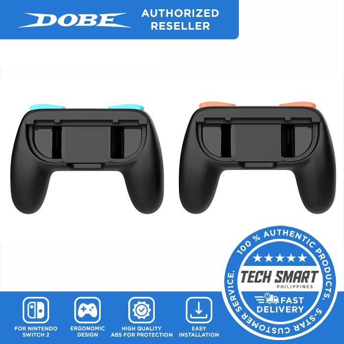 DOBE Controller Grip for Nintendo Switch 2 TNS-3162B (Category: Controllers) located in Las Pinas. Submitted by techsmartph (Listing ID 1421128195, Image 1). Description: * Ergonomic Design – Specially crafted to enhance your gaming experience, these grips follow the natural curves of your hands, reducing fatigue and increasing comfort during extended play sessions. * Compatible with Nintendo Switch 2 – Designed specifically for the Nintendo Swit