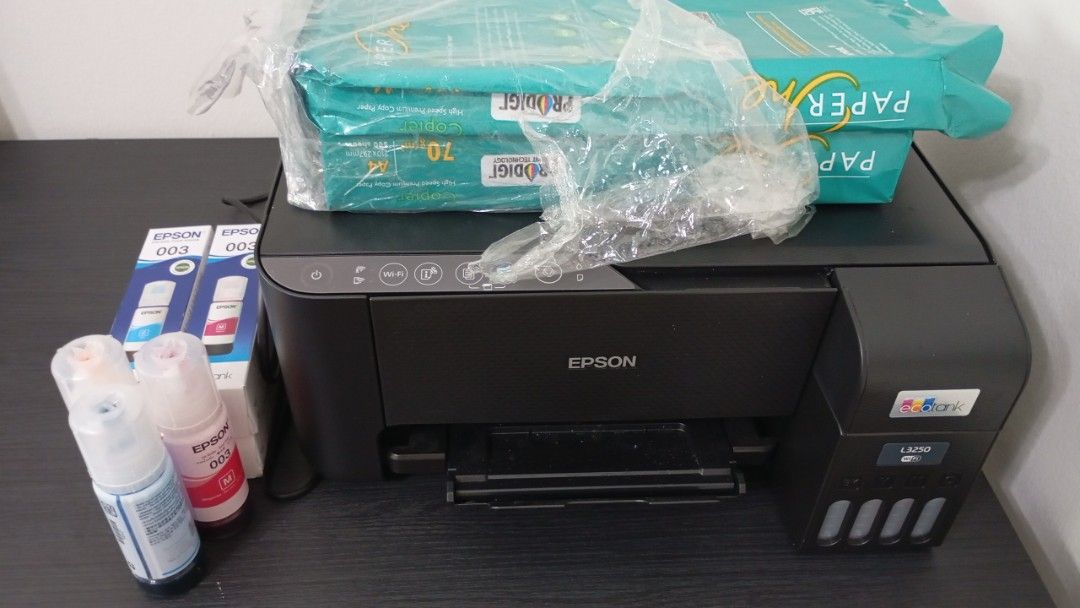 Epson L3150 Printer with Ink and Paper465002710623866880