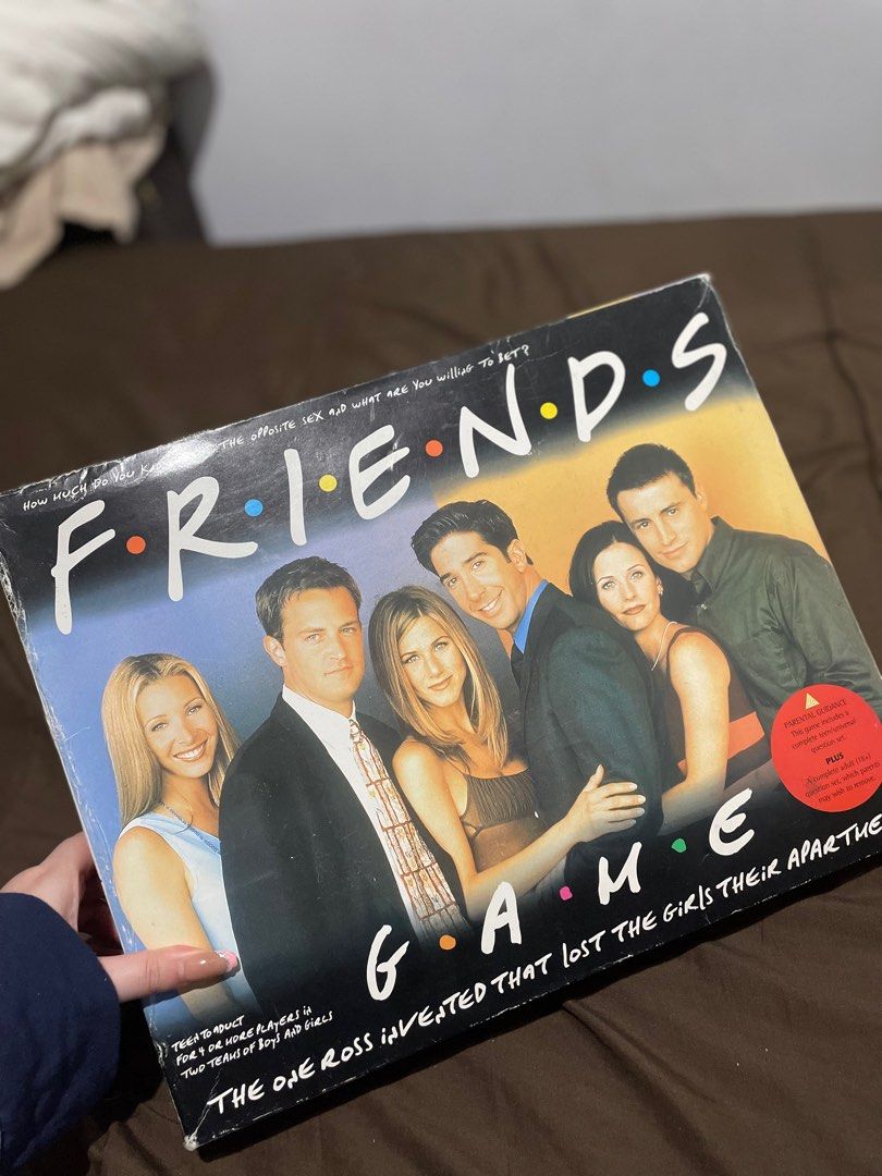 FRIENDS Television (Category: Western Merchandise) located in Caloocan City. Submitted by B.DeclutteRED (Listing ID 1421265948, Image 2). Description: Pop Pin (Chandler,Ross and Joey) 2k Friends Game 800 Central Perk Led light (700) Quiz,Act or Draw 300 Top Trumps Quiz 450 Trivia Quiz 200 PWEDE PO MAG OFFERRR NEED LANG PO FUNDSSSS .