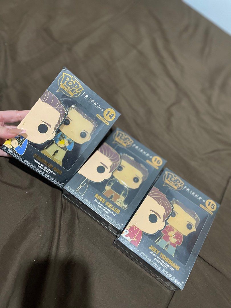 FRIENDS Television (Category: Western Merchandise) located in Caloocan City. Submitted by B.DeclutteRED (Listing ID 1421265948, Image 1). Description: Pop Pin (Chandler,Ross and Joey) 2k Friends Game 800 Central Perk Led light (700) Quiz,Act or Draw 300 Top Trumps Quiz 450 Trivia Quiz 200 PWEDE PO MAG OFFERRR NEED LANG PO FUNDSSSS .