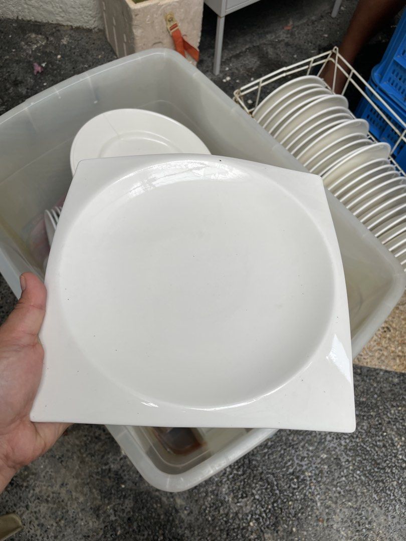 Heavy Square Plate for restaurants (Category: Dinnerware & Cutlery) located in Antipolo. Submitted by michelleannemendiola (Listing ID 1421238513, Image 1). Description: Heavy white square plate - 9x9” - Previously used in a restaurant - We have 15pcs available, 3 pcs with slight chip on the corner - Price listed is per plate, but we can give discount for bulk purchases Thank you!.
