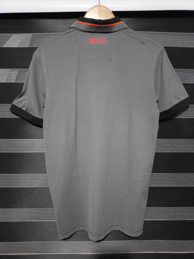 Hugo Boss Polo Shirt (Category: Tshirts & Polo Shirts ) located in Manila. Submitted by joshramly (Listing ID 1421237549, Image 2). Description: Hugo Boss Martin Kaymer Size Medium on Tag Slim fit 20 x 27 Good as New Dri fit material .