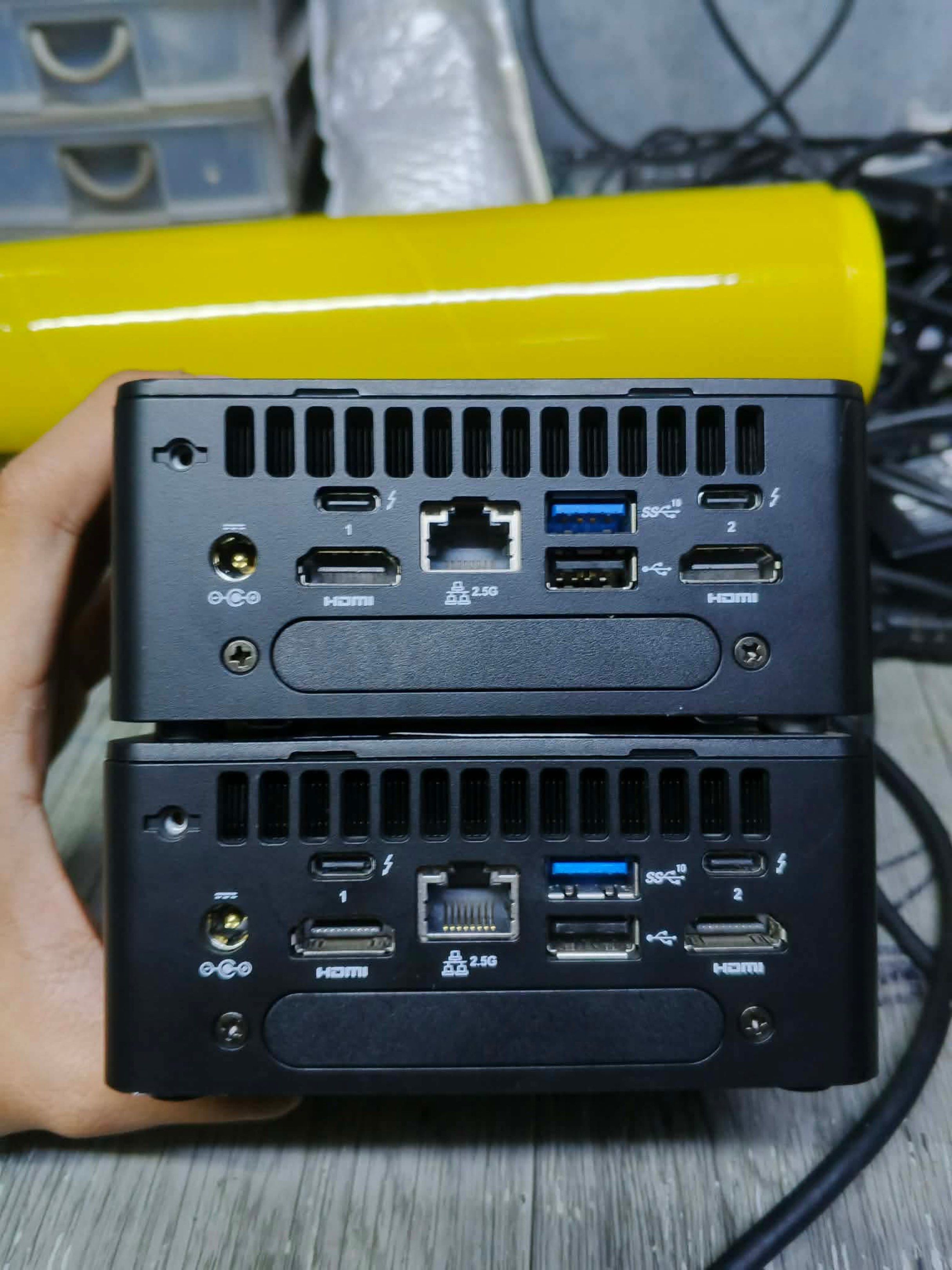 Intel NUC 12 WSH Mini PC (Category: Desktops) located in Manila. Submitted by trvpspxt (Listing ID 1421272634, Image 2). Description: Intel nuc i5 12th gen 16gb ram 256gb ssd windows 11 plug and play pick up or lalamove 16,000 - Intel NUC 12 WSH Mini PC - Model: NUC12WSHI5000 - Multiple USB Ports - HDMI Ports - Ethernet Port - 2.5G Port - Rating: 20V, 6A - Manufactured: June 2023 - Product Code: SWNUC12WSHI5000.
