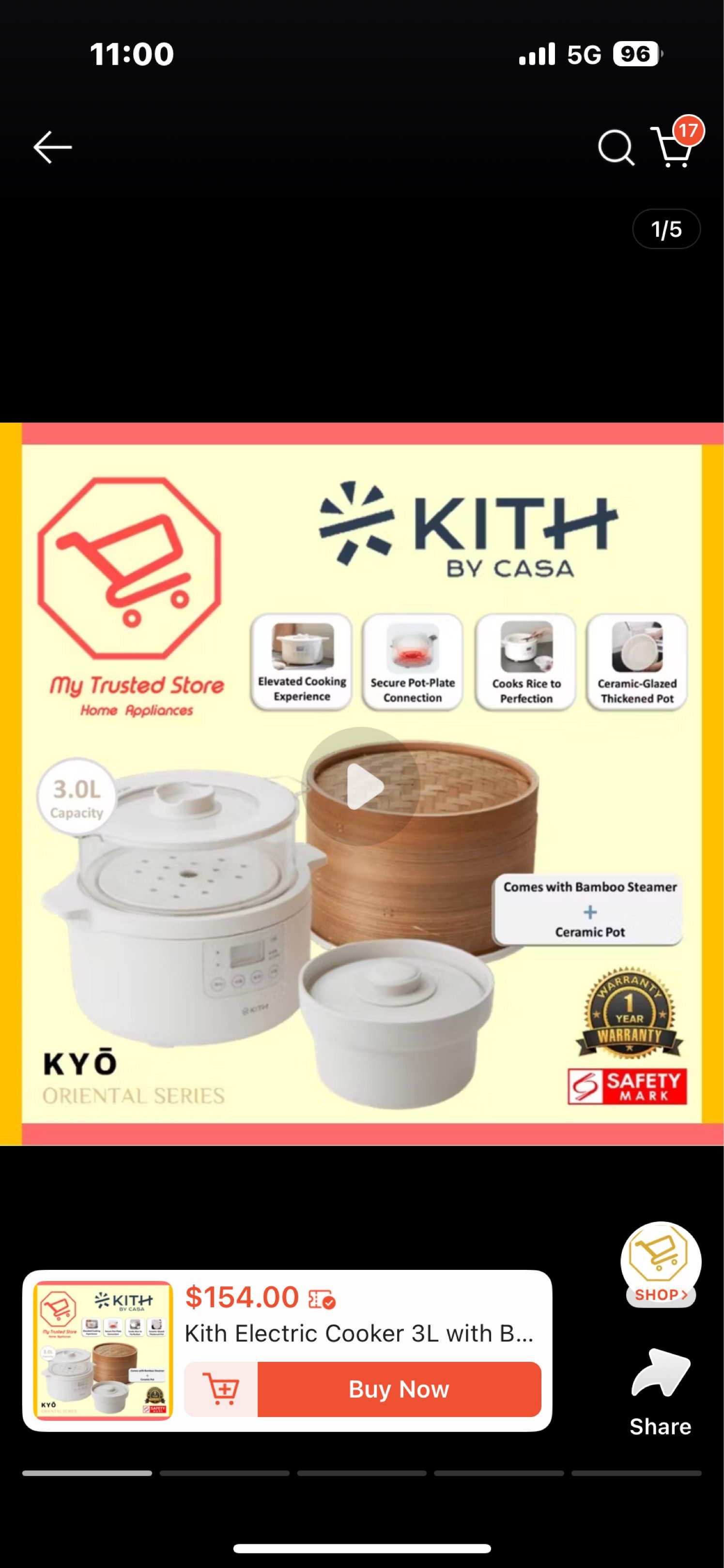 KITH KYO Bamboo Steamer Set454085332436275201