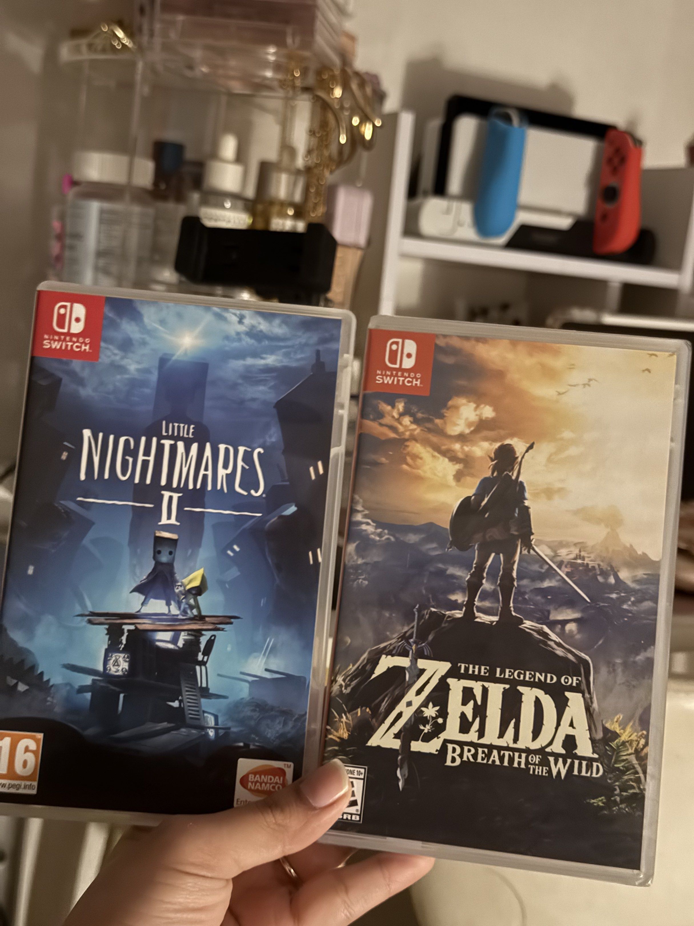 Nintendo Switch Games: Little Nightmares 2 & Zelda BOTW (Category: Nintendo) located in Quezon City. Submitted by larancl (Listing ID 1421171215, Image 1). Description: FOR SALE! ZELDA BREATH OF THE WILD - 2,000 SEALED (2650 original price bought in data blitz) LITTLE NIGHTMARES II (LIKE NEW) - 1200 3k take all.