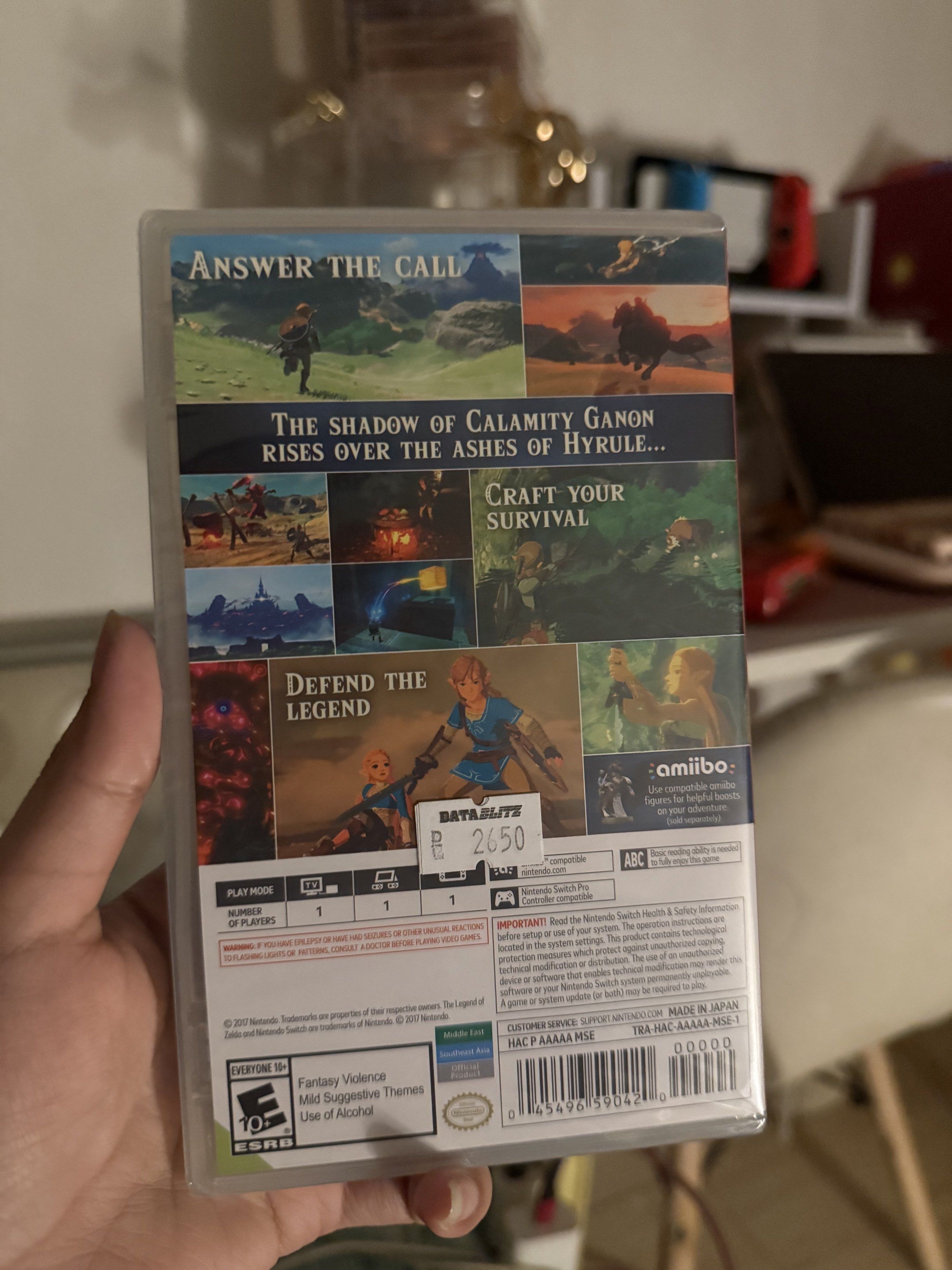 Nintendo Switch Games: Little Nightmares 2 & Zelda BOTW (Category: Nintendo) located in Quezon City. Submitted by larancl (Listing ID 1421171215, Image 3). Description: FOR SALE! ZELDA BREATH OF THE WILD - 2,000 SEALED (2650 original price bought in data blitz) LITTLE NIGHTMARES II (LIKE NEW) - 1200 3k take all.