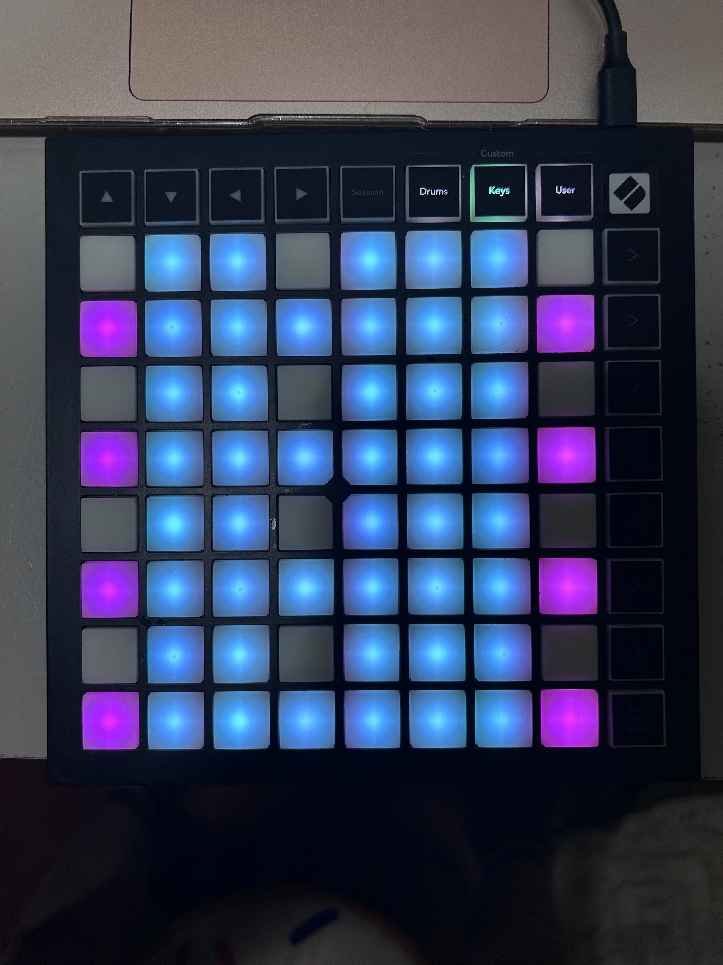 Novation Launchpad Mini MK3 – Excellent Condition – With USB Cable (Category: Musical Instruments) located in Dumaguete. Submitted by bunchings.books (Listing ID 1421280975, Image 2). Description: Title: Novation Launchpad Mini MK3 – Excellent Condition – With USB Cable Price: ₱4,350 Description: Novation Launchpad Mini MK3 for sale. ✔ Fully functional ✔ All pads responsive and RGB lights working ✔ Very good cosmetic condition ✔ USB cable include
