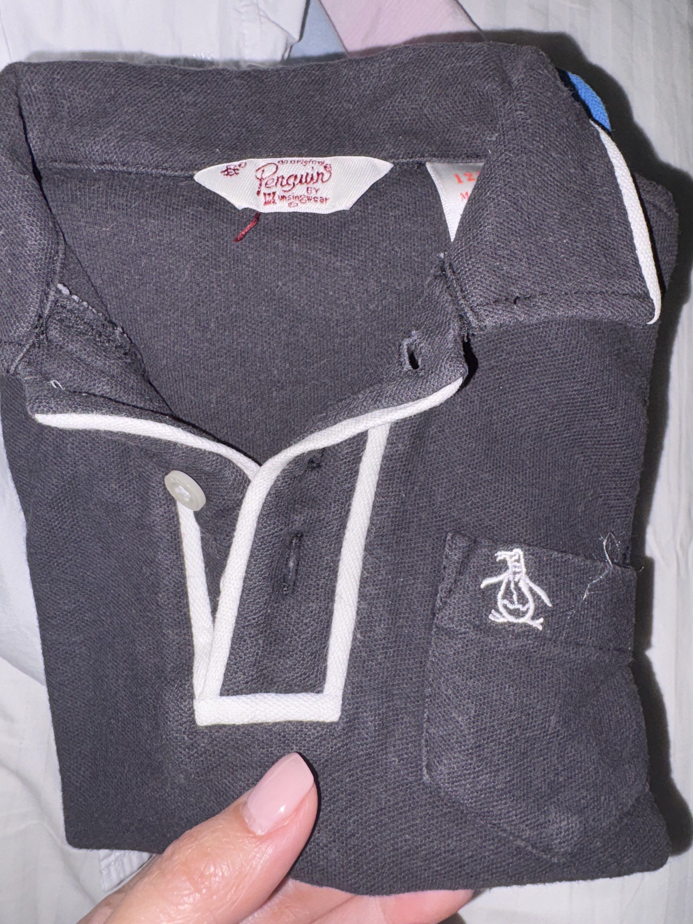 Original Penguin Polo Shirt 2 yr (Category: Babies & Kids Fashion) located in Las Pinas. Submitted by josh1301 (Listing ID 1421153594, Image 1). Description: Branded shirts penguin carters etc… bundle shirt at 500 pesos.