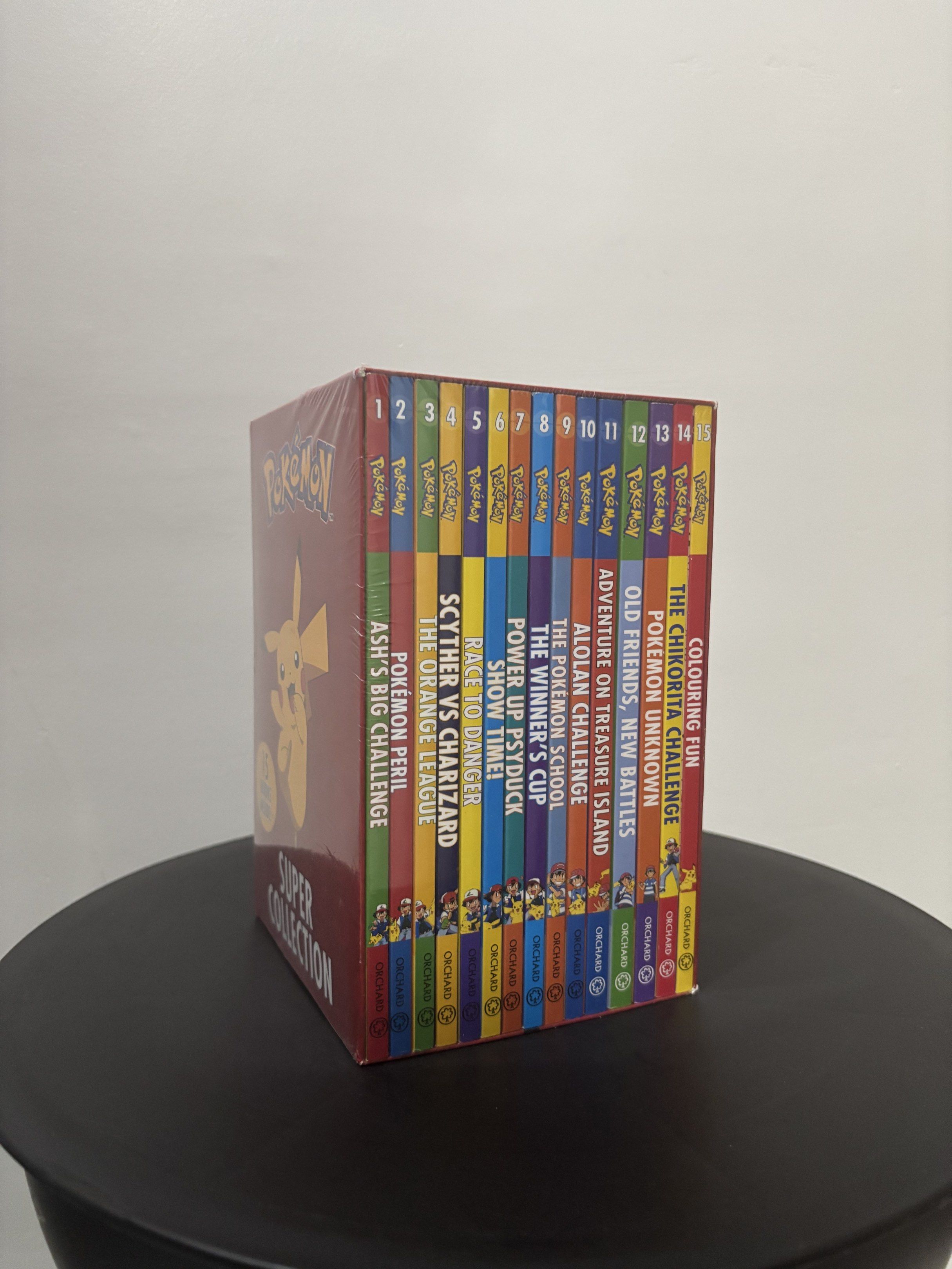Pokemon Super Collection 15 Book Set (Category: Comics & Manga) located in Quezon City. Submitted by gmintcollectibles (Listing ID 1421146655, Image 2). Description: Pokemon Super Collection 15 Book Set First to pay gets the item! 💵 P1,800 📍Baliuag or QC by schedule 💸 Gcash or BPI 🛵 Lalamove or LBC (by sched).