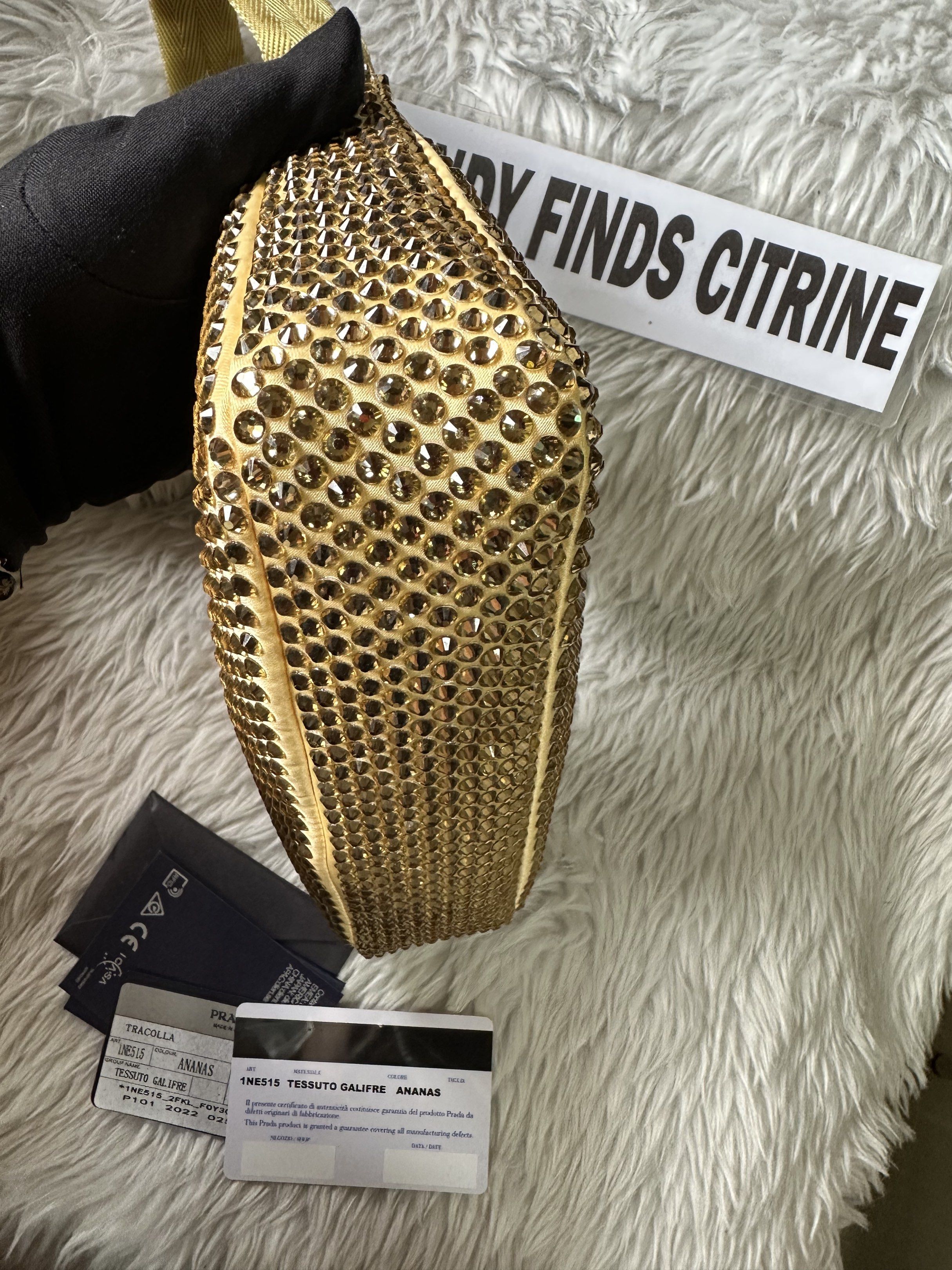🇯🇵Prada Re-Edition 2000 Crystal Mini Bag (Category: Luxury Bags & Wallets) located in Manila. Submitted by trendyfindscitrine (Listing ID 1421214114, Image 3). Description: - Prada Re-Edition 2000 Mini Bag - Crystal embellished Pay upon pick up lalamove .