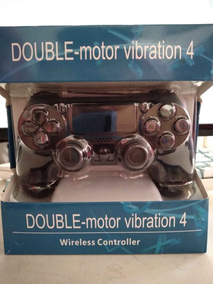 PS4 Wireless Controller (Category: Controllers) located in Quezon City. Submitted by jmgallardooo (Listing ID 1421210571, Image 1). Description: FOR SALE ONLY PS4 WIRELESS CONTROLLER COMPATIBLE WITH PS4, PC, MOBILE ETC. BRAND NEW WITH BOX CHARGER AND MANUAL PHP 460 ONLY BANAWE QC.