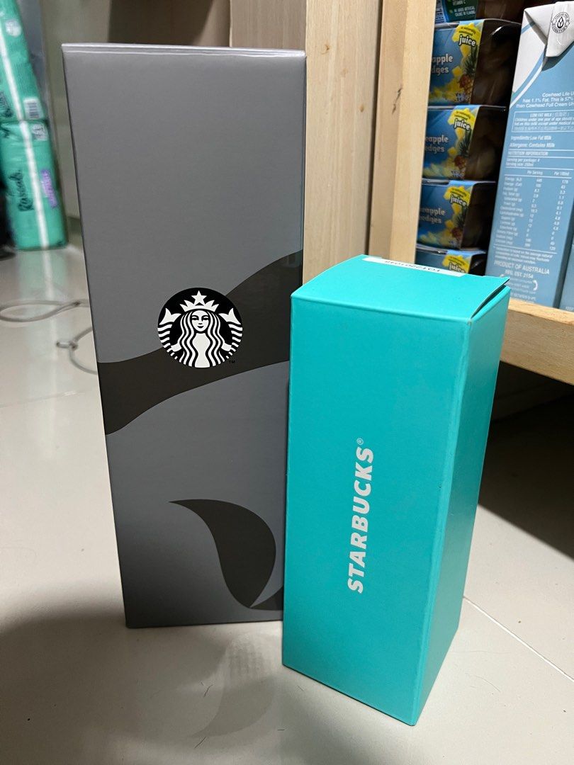 2 SB TUMBLERS (Category: Water Bottles & Tumblers) located in Quezon City. Submitted by ex-box (Listing ID 1421260642, Image 2). Description: BOTH FOR ₱2800 2025 hot tumbler 2026 iced tumbler.