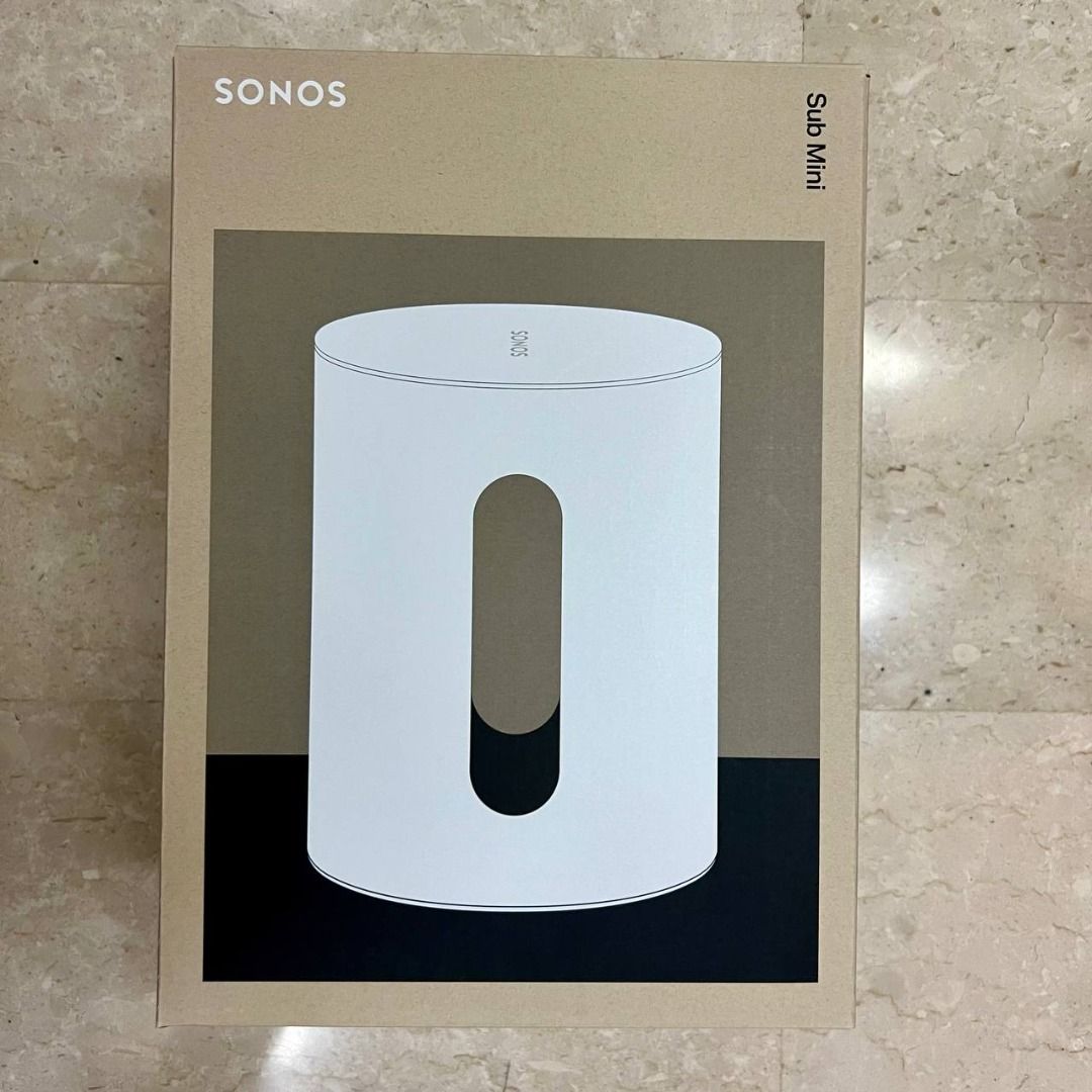 Brand New Sealed Sonos Sub Mini (Local Set, 2Y Warranty) – White/Black