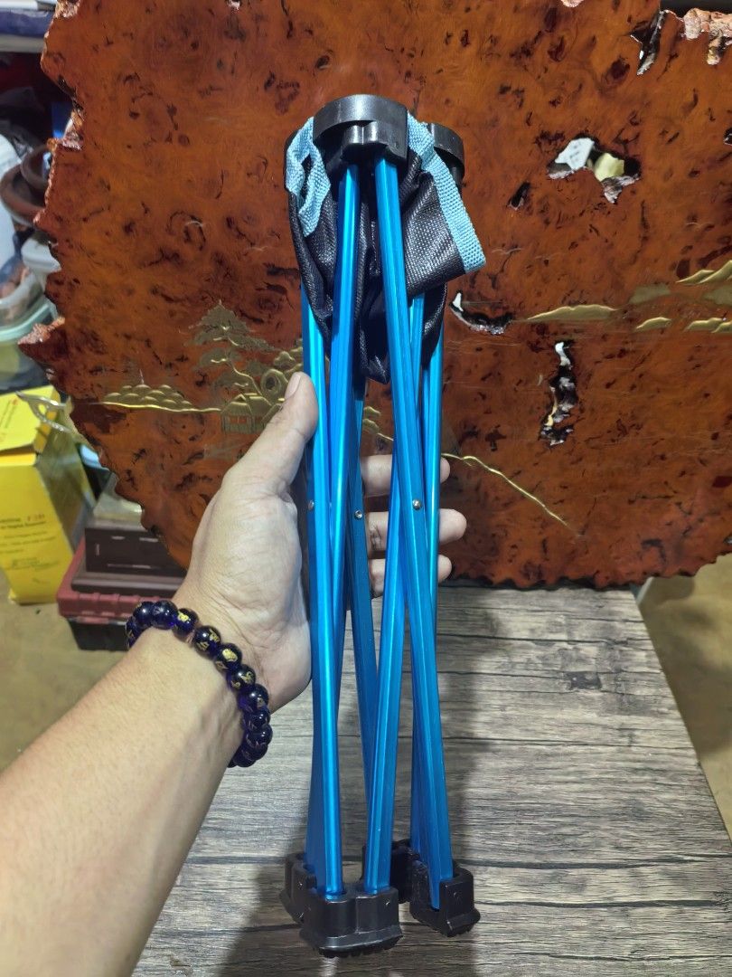 Stool - Foldable Compact (Category: Hiking & Camping) located in Cebu City. Submitted by dudes_villanueva (Listing ID 1421132084, Image 2). Description: Stool - Foldable Compact. Brand: Captain Stag Good as New 📌In excellent condition. 📌Lightweight. 📌Quality Aluminum Material L9.5xW9.5xH11 inch .