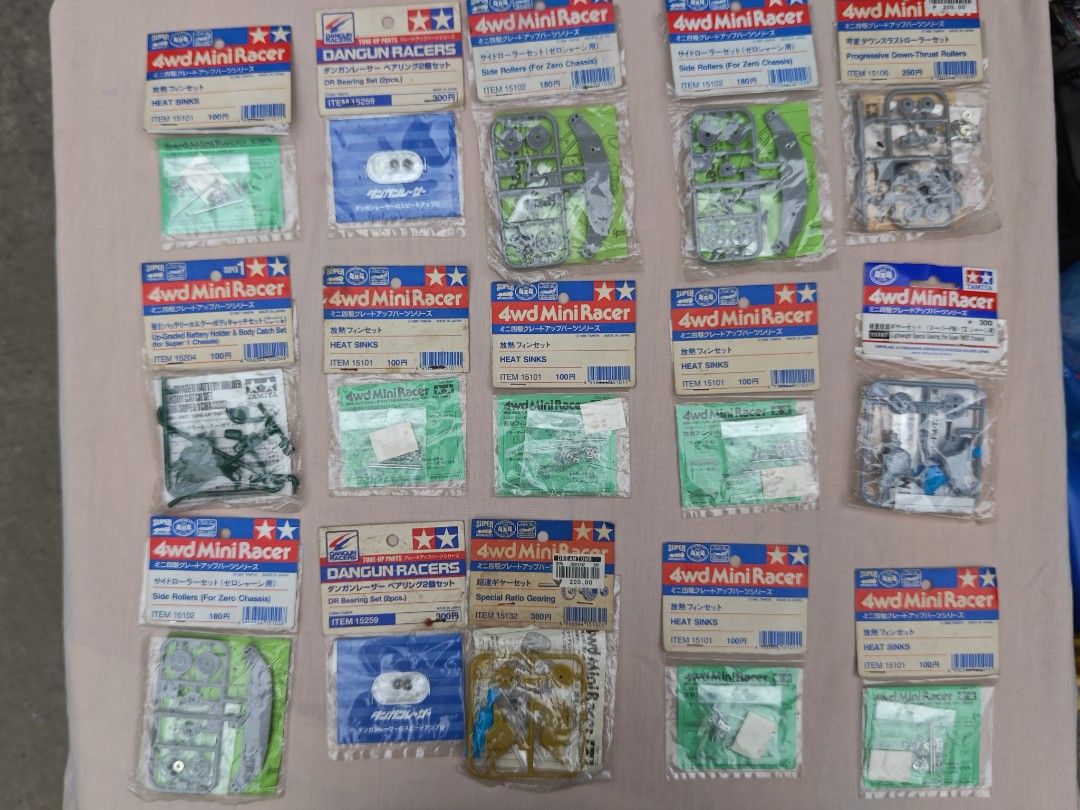 Tamiya 4wd Mini Racer Parts (Category: Vehicle & Diecast Models) located in Manila. Submitted by erianbacsa54350 (Listing ID 1421135789, Image 1). Description: - Assorted Tamiya 4WD Mini Racer parts take all - Includes various kits and components. - Ideal for customizing and upgrading your mini racer. - Perfect for enthusiasts. -1500 location Tondo manila mop: Gcash or cash upon meet up Mod: Flash, lbc and lalamove.