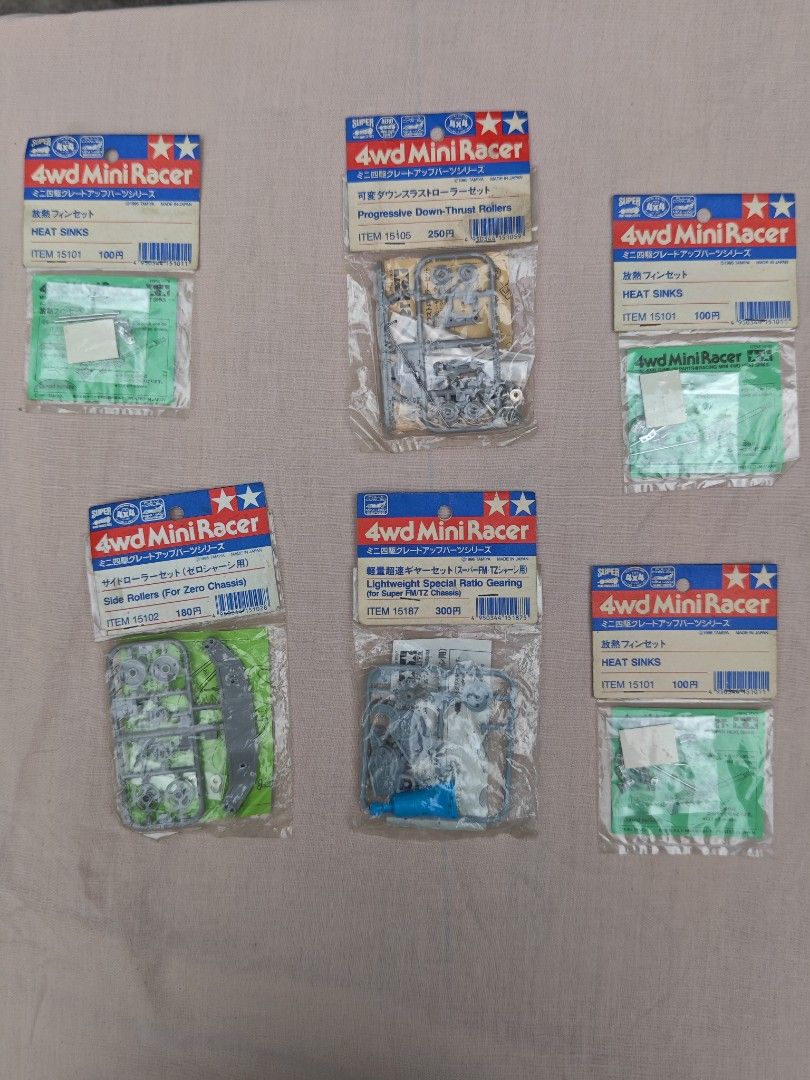 Tamiya 4wd Mini Racer Parts (Category: Vehicle & Diecast Models) located in Manila. Submitted by erianbacsa54350 (Listing ID 1421135789, Image 2). Description: - Assorted Tamiya 4WD Mini Racer parts take all - Includes various kits and components. - Ideal for customizing and upgrading your mini racer. - Perfect for enthusiasts. -1500 location Tondo manila mop: Gcash or cash upon meet up Mod: Flash, lbc and lalamove.