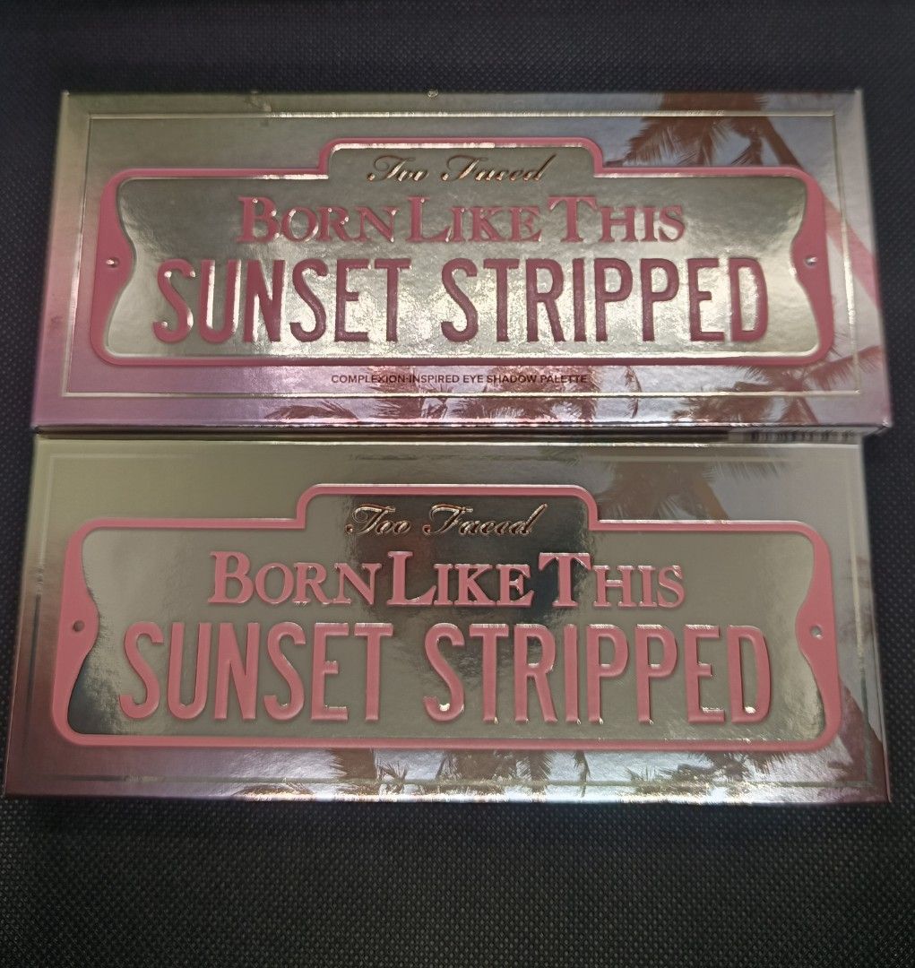 Too Faced Born Like This Eye Palette (Category: Makeup) located in Bacoor. Submitted by aesthetic.bloom_01 (Listing ID 1421163679, Image 3). Description: Brand New with Box Too Faced Born Like This Sunset Stripped Complexion - Inspired Eye Shadow Palette -ALL ITEMS ARE GUARANTEED AUTHENTIC OR MONEY BACK IF PROVEN FAKE 💯.