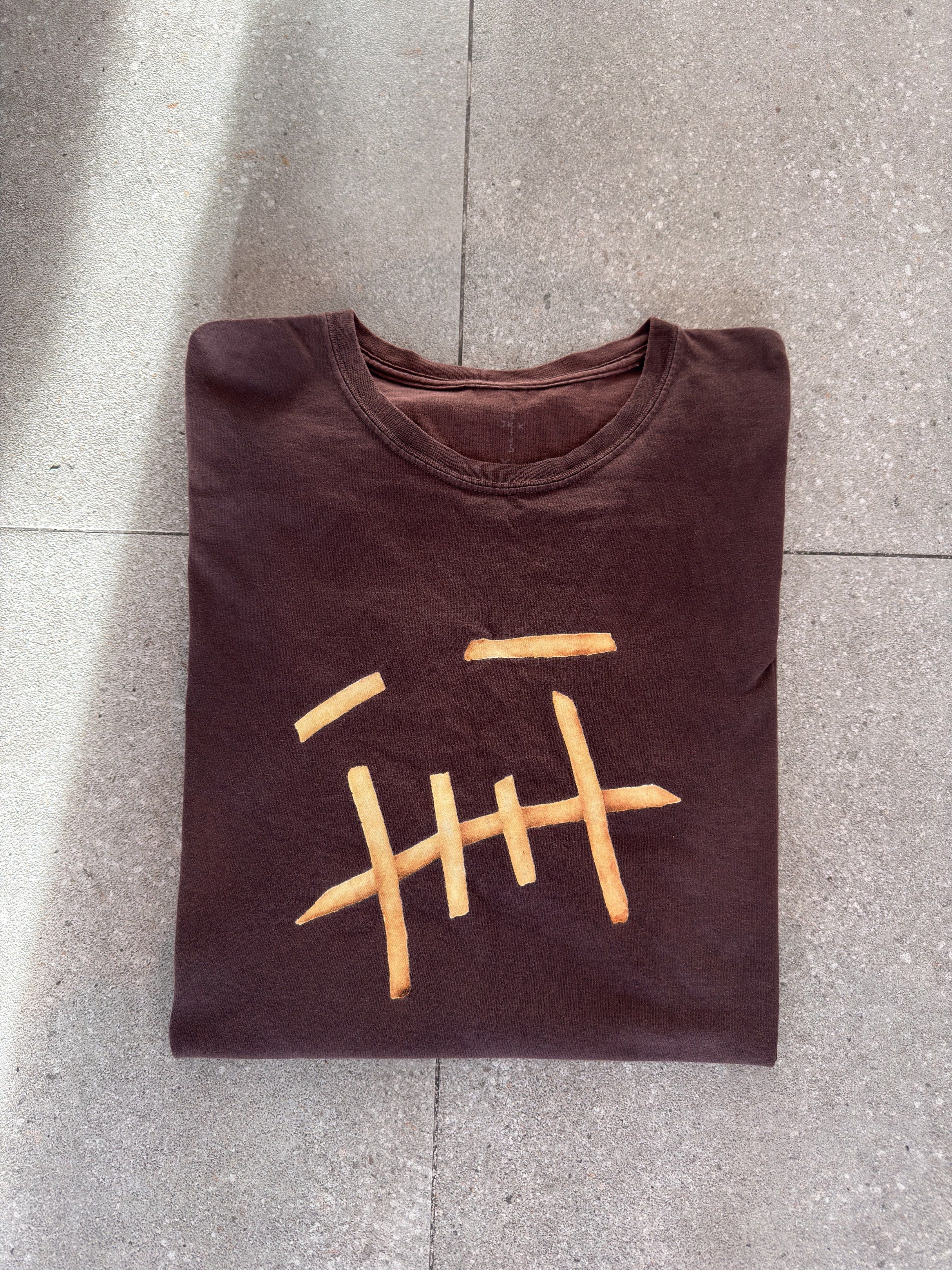 Travis Scott Cactus Jack x Mcdonals Fries Tee (Category: Tshirts & Polo Shirts ) located in Manila. Submitted by onthe.spot (Listing ID 1421238674, Image 1). Description: 24W x 32L .