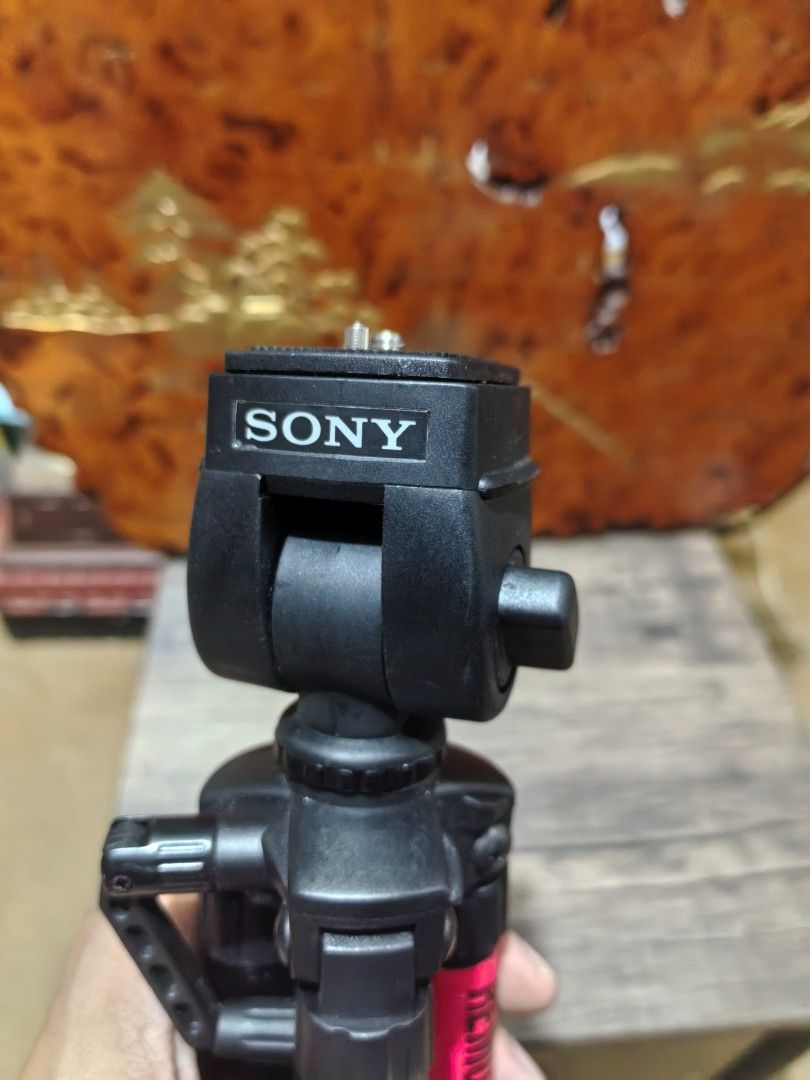 Tripod - Sony VCT-870RM remote control Tripod Leg (Category: Tripods & Monopods) located in Cebu City. Submitted by dudes_villanueva (Listing ID 1421135932, Image 3). Description: Tripod - Sony VCT-870RM remote control Tripod Leg. 📌Lacking Remote. 📌Issue: Loose Camera Head. Adjust Stick lacking. SOLD AS IS. Max Height: 48 inch .