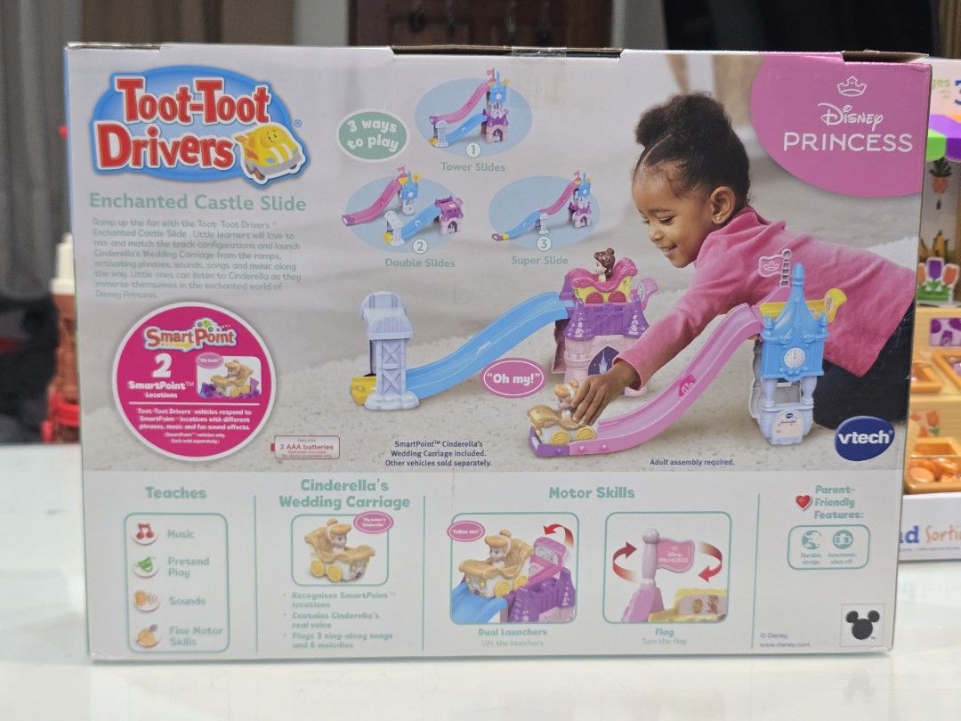 VTech Toot-Toot Drivers Enchanted Castle Slide (Category: Kids Toys) located in Imus. Submitted by chie0308 (Listing ID 1421273474, Image 2). Description: Brandnew Pm for the video Imus cavite location.