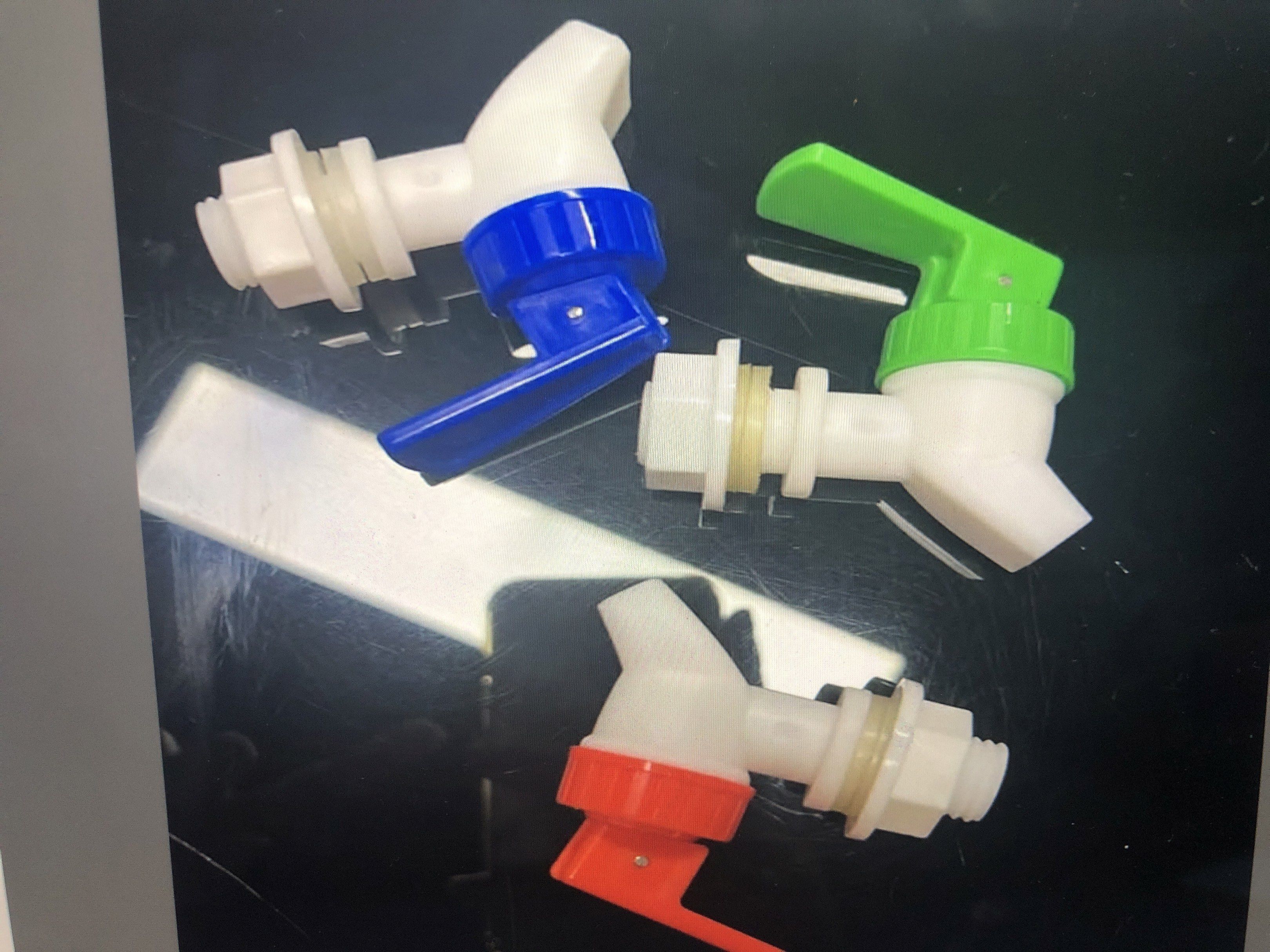 Water Dispenser Faucet - Various Colors (Category: Water Purifiers & Dispensers) located in Quezon City. Submitted by havitol.corporation (Listing ID 1421184269, Image 1). Description: - Available in blue, green, and red - White plastic construction with colored levers - Standard threaded design for easy installation - Perfect replacement for old or broken water dispenser faucets - Match your dispenser's color.