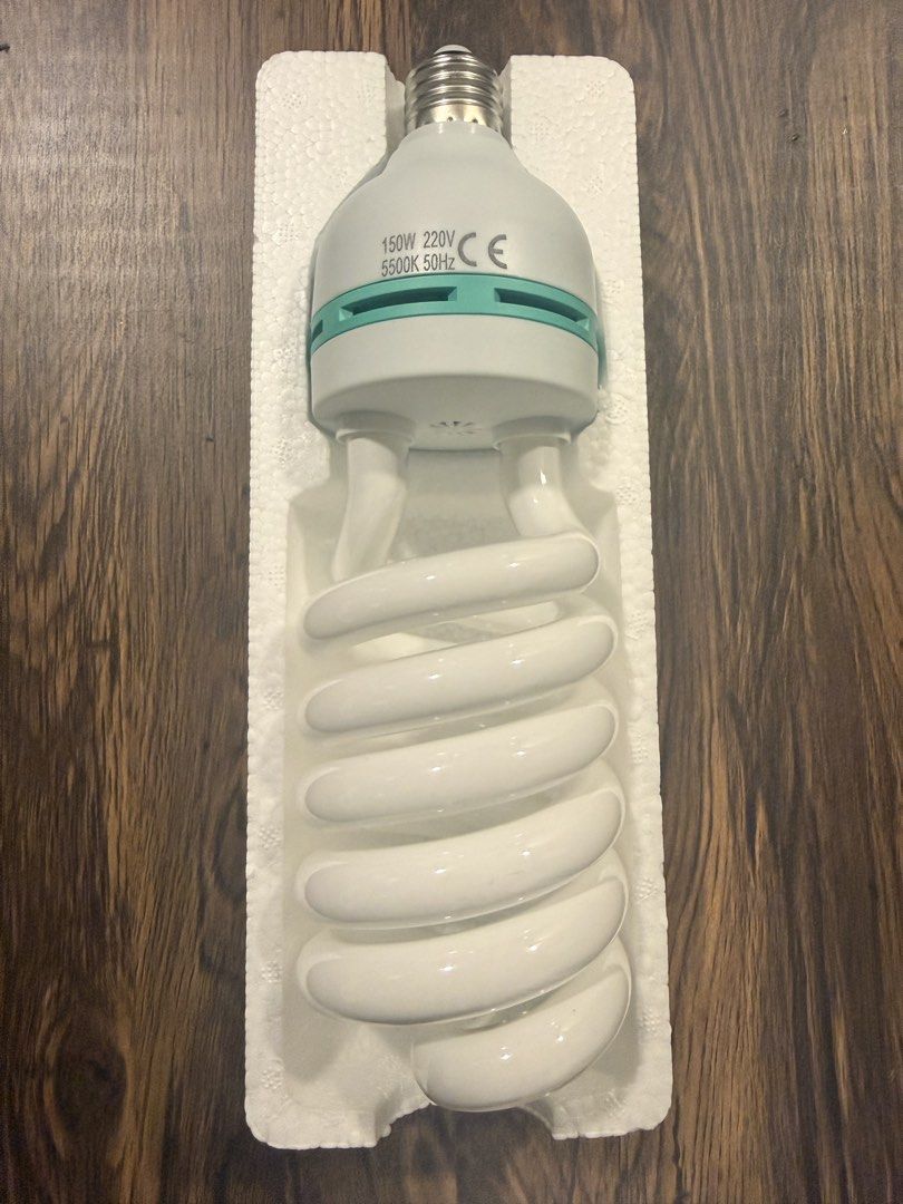 150W 220V 5500K Spiral Light Bulb (Category: Lighting) located in Makati City. Submitted by dericktizon (Listing ID 1421381130, Image 1). Description: - 150W spiral light bulb - 220V - 5500K color temperature - Standard screw-in base - White color - Brand new, in original packaging - Suitable for various lighting applications I have 3 pcs for 200/pc 500 if you’re taking all three. Rfs: upgraded to LED for meetups around gilmore area or lalamove d