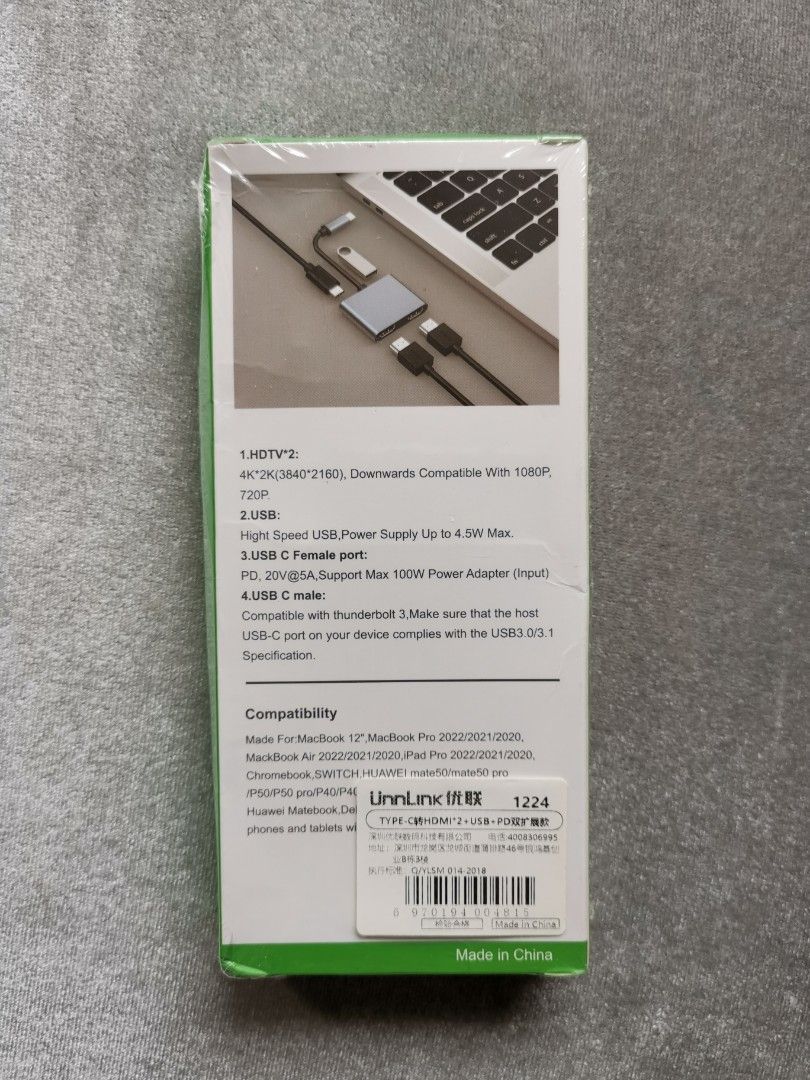 4-in-1 USB-C Hub65561372651393111