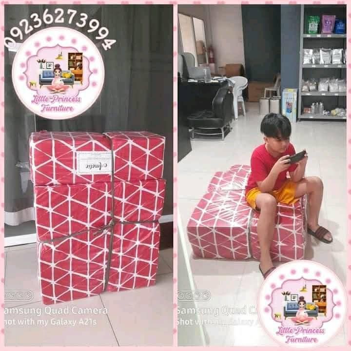 Amelie sofa bed uratex single (Category: Sofas) located in Manila. Submitted by annapaduam46857 (Listing ID 1421294307, Image 1). Description: Sofa bed 5.5x30x75 single (AMELIE) URATEX REBOND ₱1️⃣,5️⃣0️⃣0️⃣ W/pillow +100each One size only👈 Cash on delivery💰 With delivery charge depende SA location 🚛 We accept bulk order Available color:❤️💙 Dm/pm for fast transaction 📩 📌ALSO AVAILABLE 📣📣📣📣 ✔️ URATEX/JOLLY/QUILTED FOAM ✔️FOLDING BED URATE