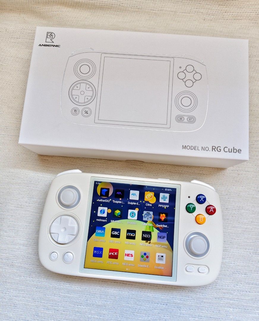 Anbernic RG Cube Retro Emulation Handheld supports Games From NES NDS anbernic-rg-cube-retro-emulation-handheld-supports-games-from-nes-nds