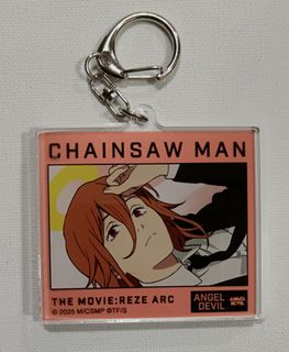 ANGEL DEVIL KEYCHAIN OFFICIAL CHAINSAW MAN REZE ARC MERCH, Hobbies ...