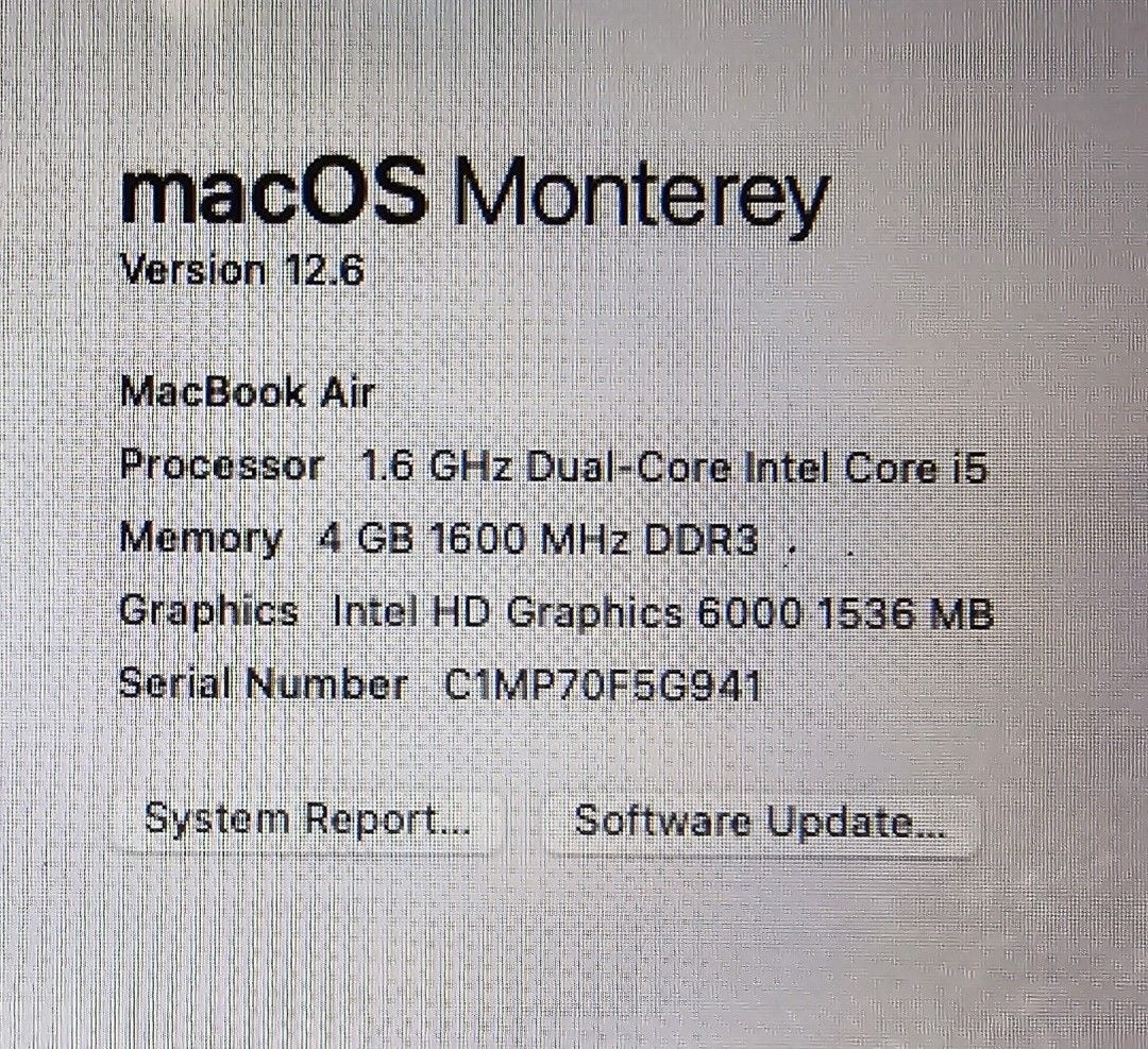 Apple MacBook Air Laptop65561371596802112