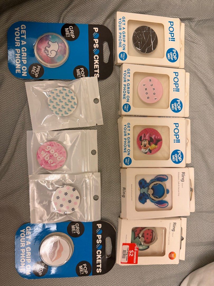 Assorted Popsockets (Category: Mounts & Holders) located in Singapore. Submitted by ilovemalatangg (Listing ID 1421435285, Image 1). Description: - ALL BRAND NEW - dm for prices ( < $6 ) tracked mail +3.