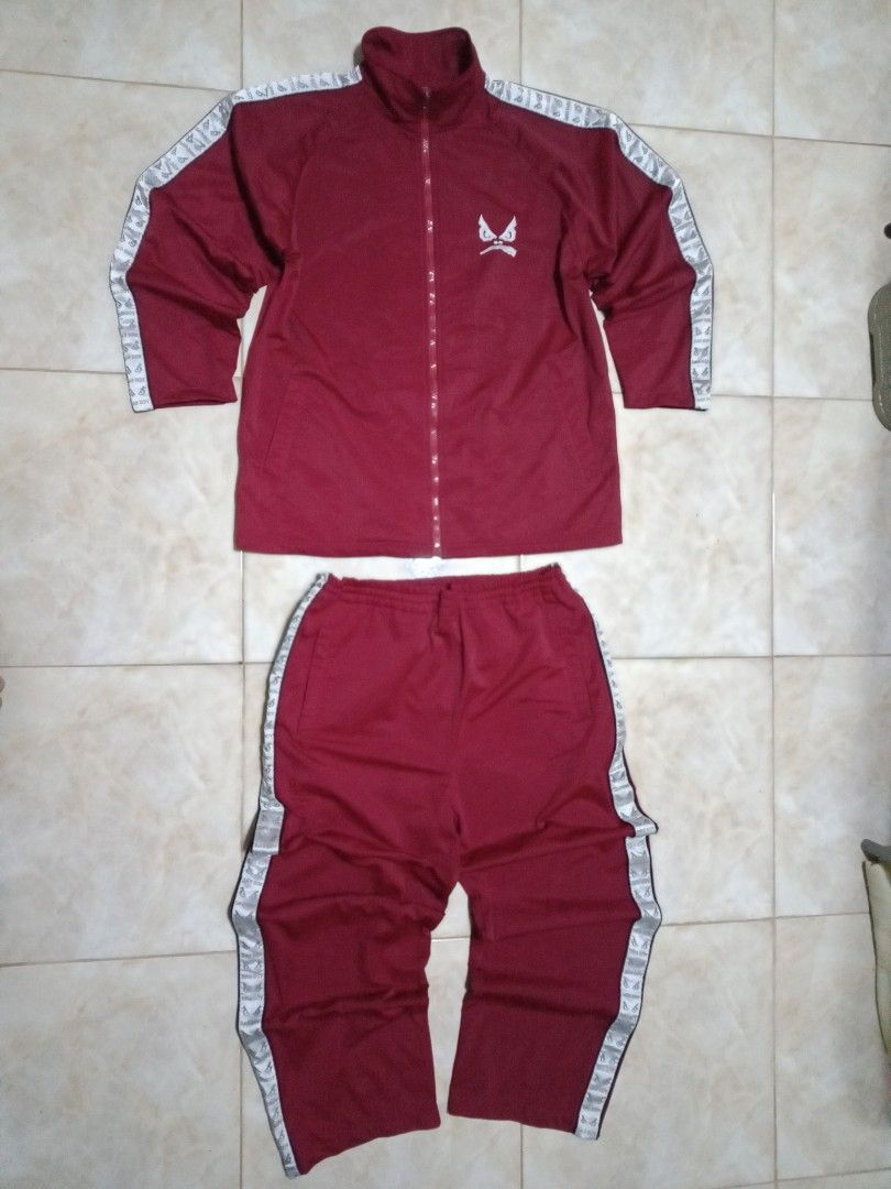 BADBOY Track Jacket and Pants Set (Category: Sets & Coordinates) located in Manila. Submitted by ramosjacqu35241 (Listing ID 1421380954, Image 2). Description: For sale ‼️ BADBOY Over All 🔥 Track jacket/pants ✨ Side tapes 💎 Both size L on tag best fit XL Jacket - 28*22.5 Pants - WL 30-38/length 38.5 Tight 13/leg op 9.5 Brand new condition 💯 Location: Baguio city 🌲🌲🌲 Pm/Dm 📩📩📩.