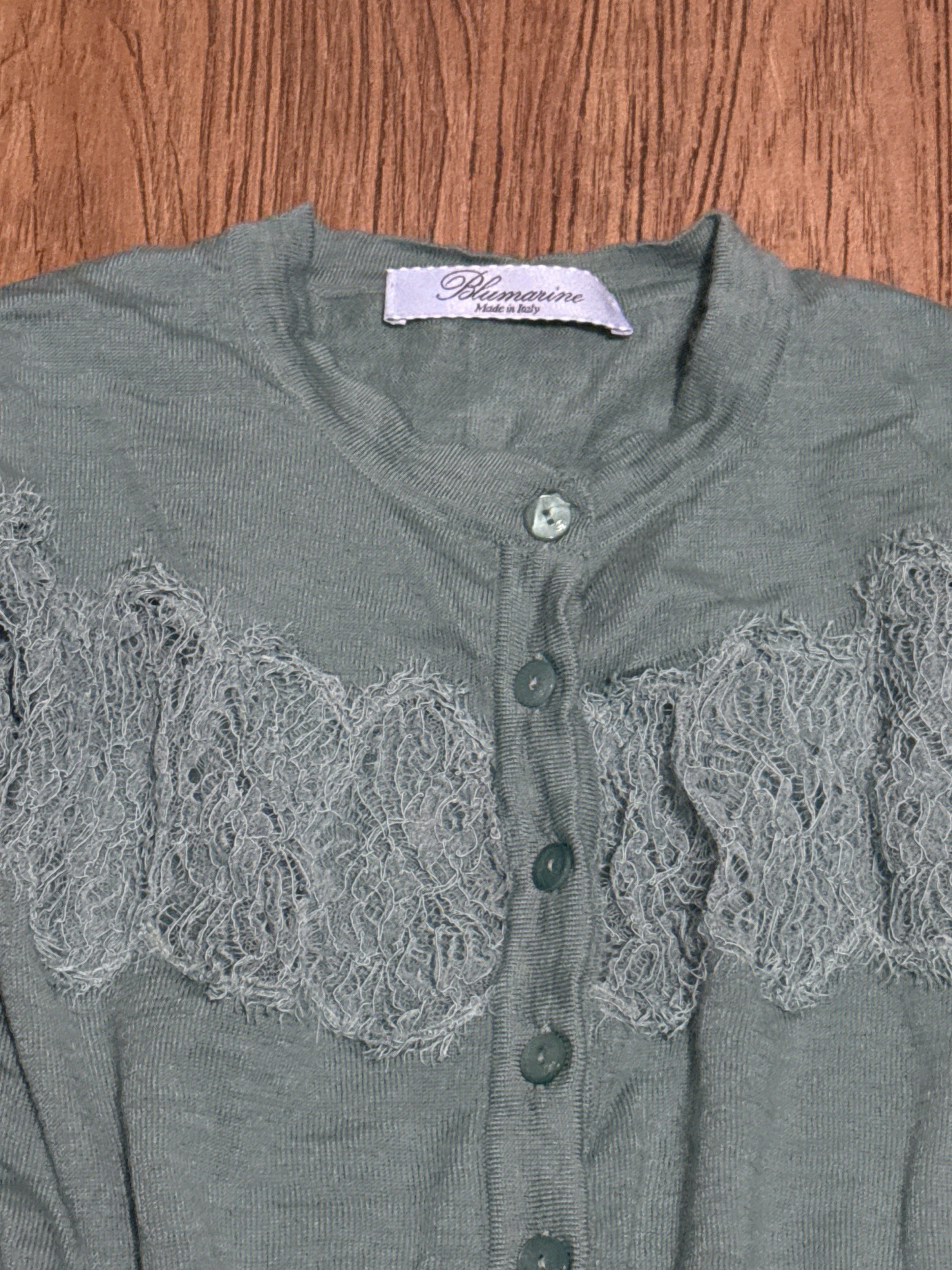 Blumarine Lace Cardigan (Category: Longsleeves) located in Manila. Submitted by tranene_ (Listing ID 1421421272, Image 3). Description: .